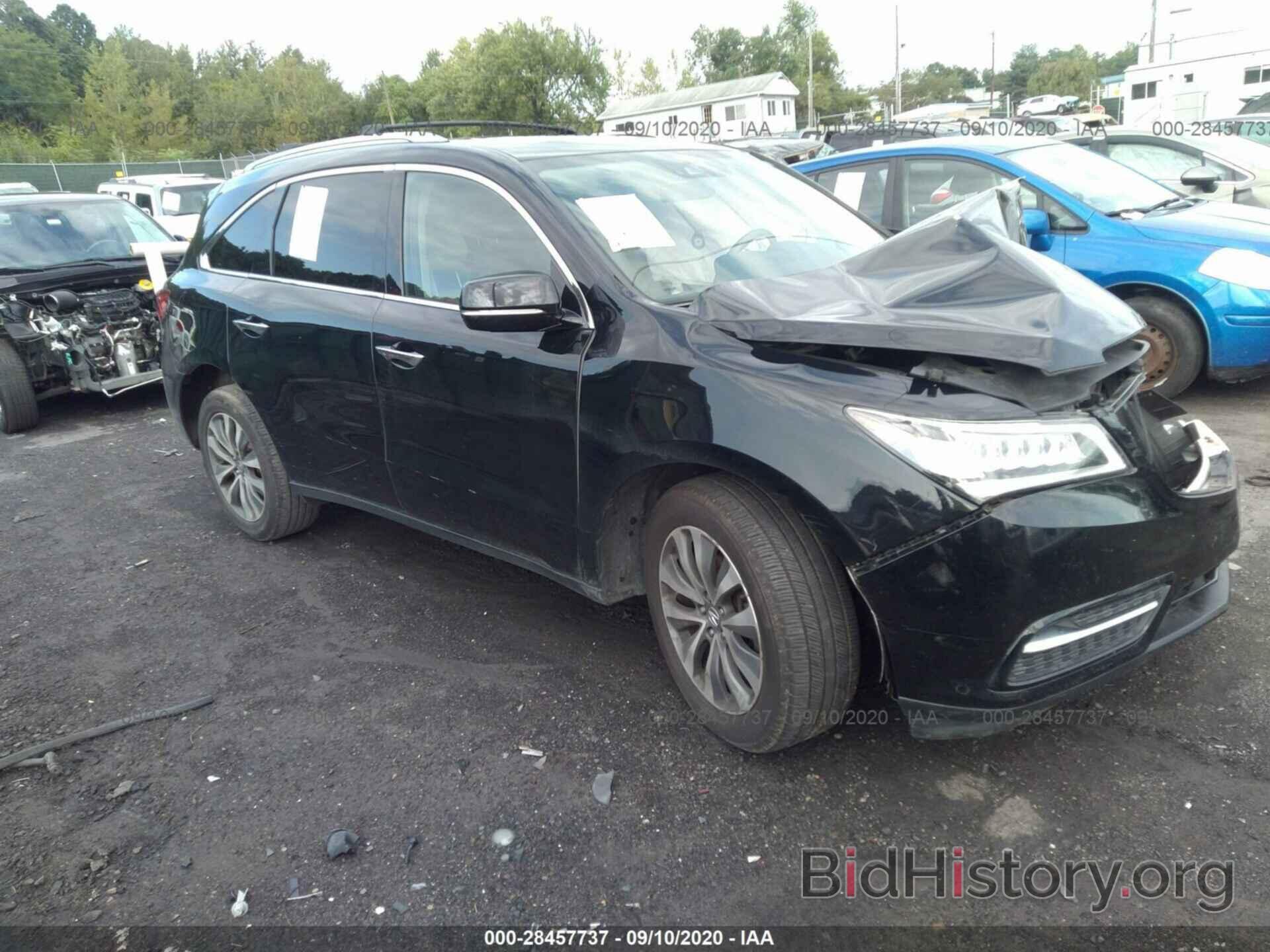 Фотография 5FRYD4H44GB021935 - ACURA MDX 2016