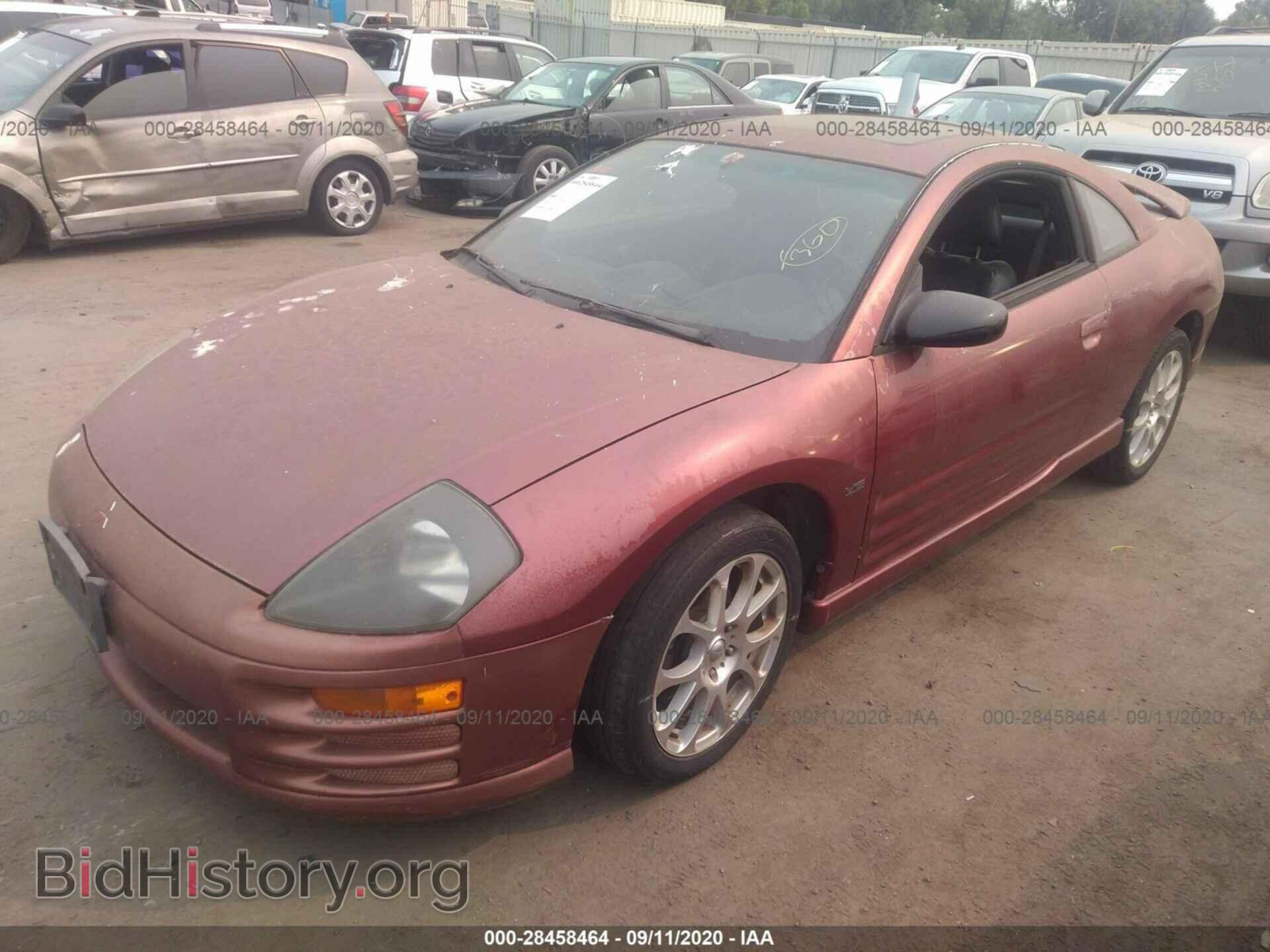 2000 MITSUBISHI ECLIPSE - VIN: 4A3AC54L4YE161959 - Фото 2