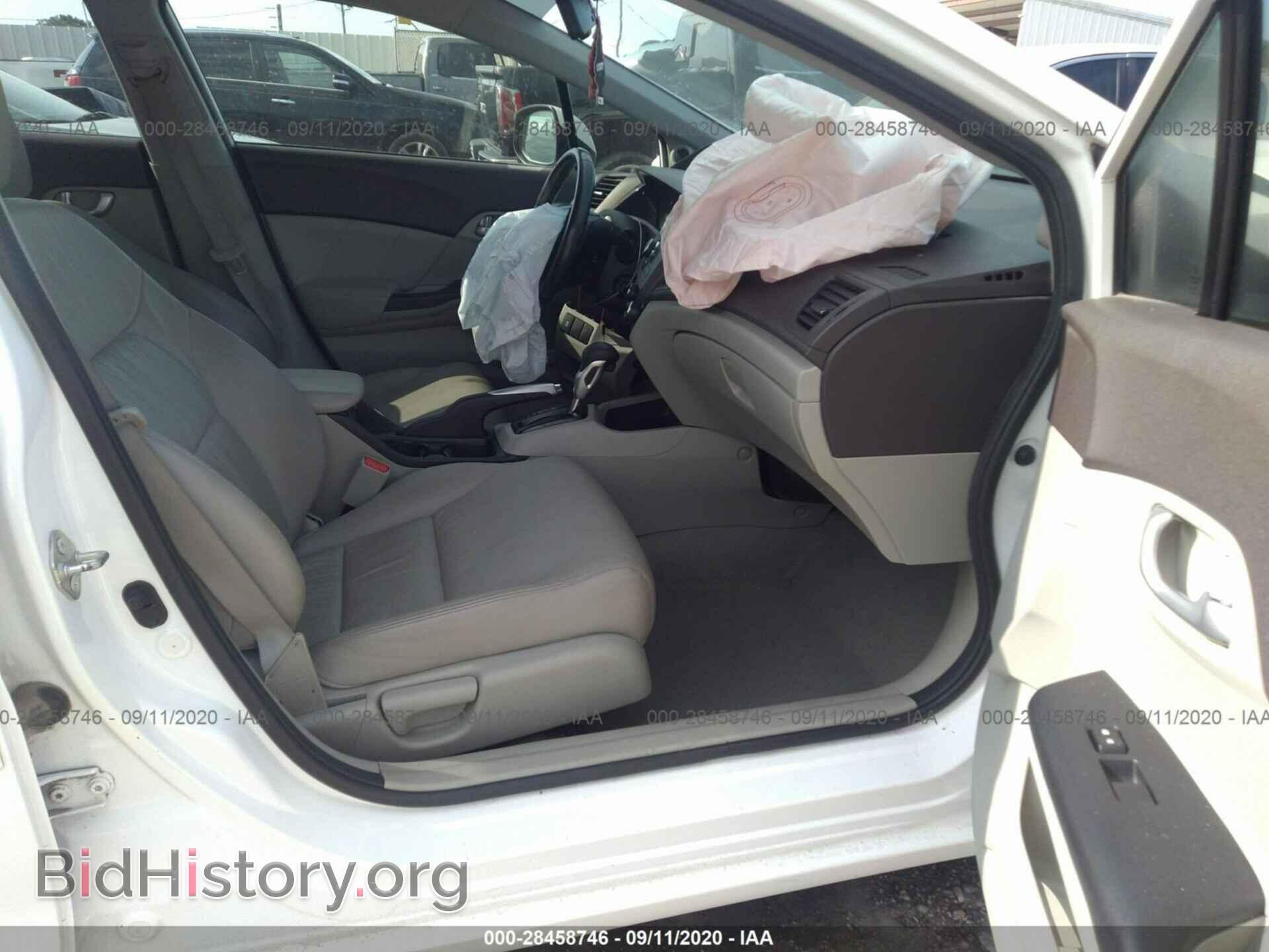 2012 HONDA CIVIC SDN - VIN: 2HGFB2F95CH322754 - Фото 5