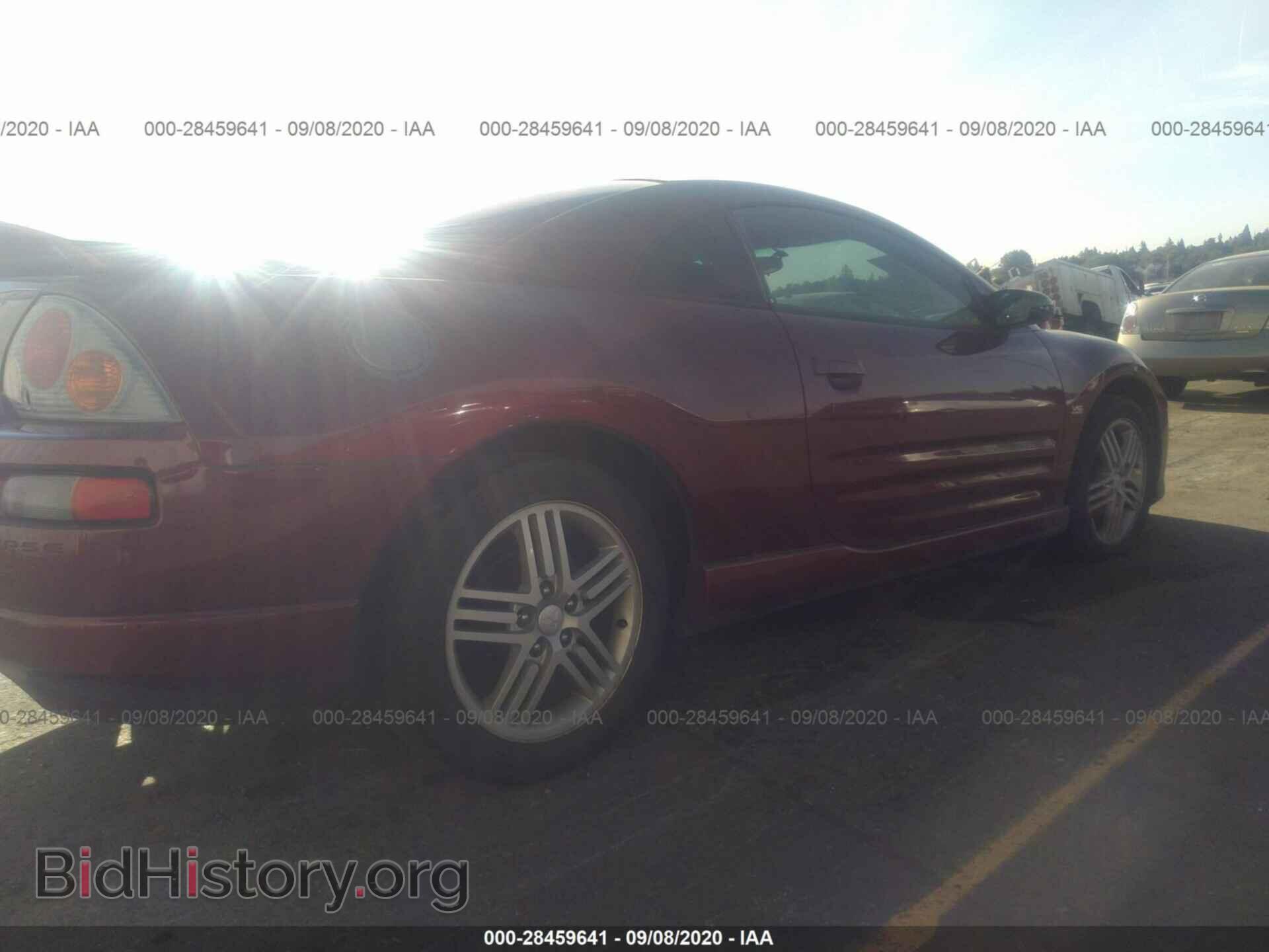 2003 MITSUBISHI ECLIPSE - VIN: 4A3AC84H23E197235 - Фото 4