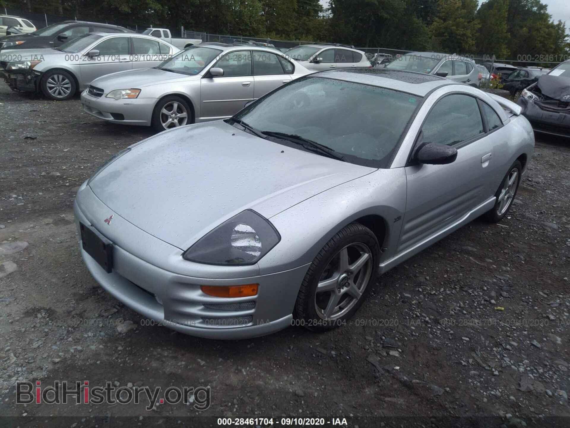 2000 MITSUBISHI ECLIPSE - VIN: 4A3AC54L9YE140945 - Фото 2