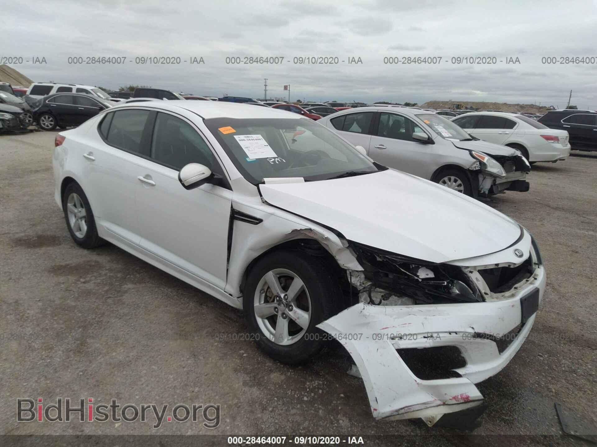 Фотография KNAGM4A76E5478601 - KIA OPTIMA 2014