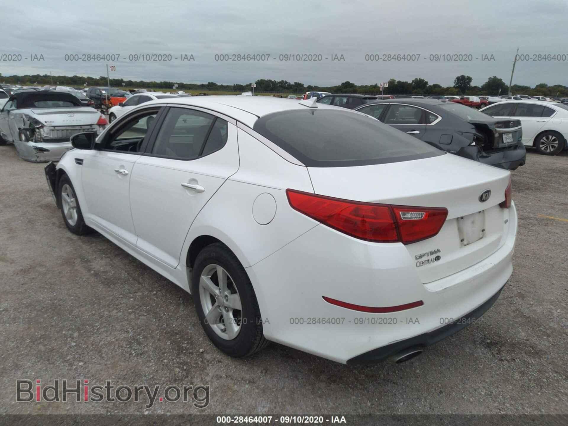 2014 KIA OPTIMA - VIN: KNAGM4A76E5478601 - Фото 3
