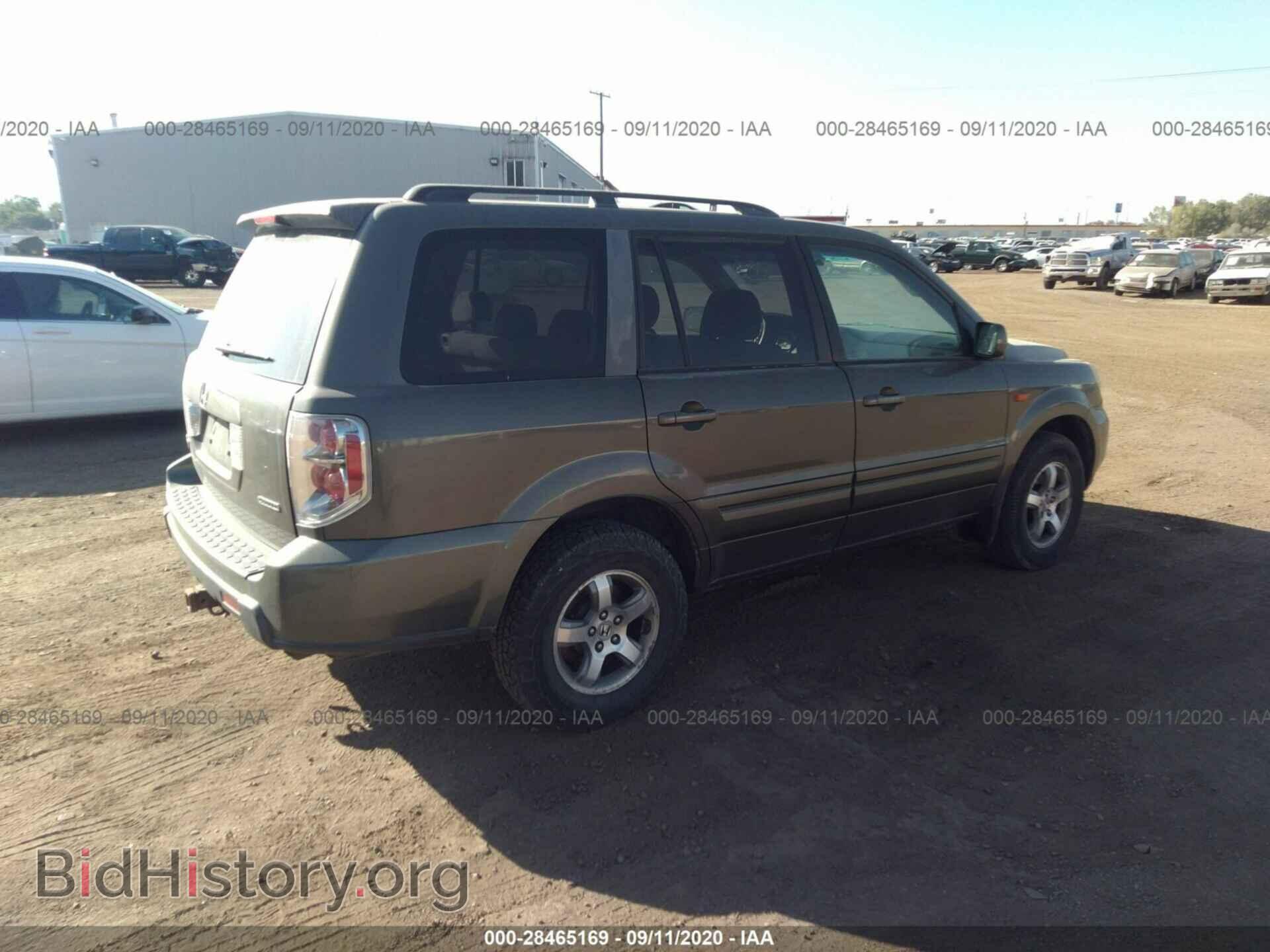 2006 HONDA PILOT - VIN: 2HKYF18416H522405 - Фото 4