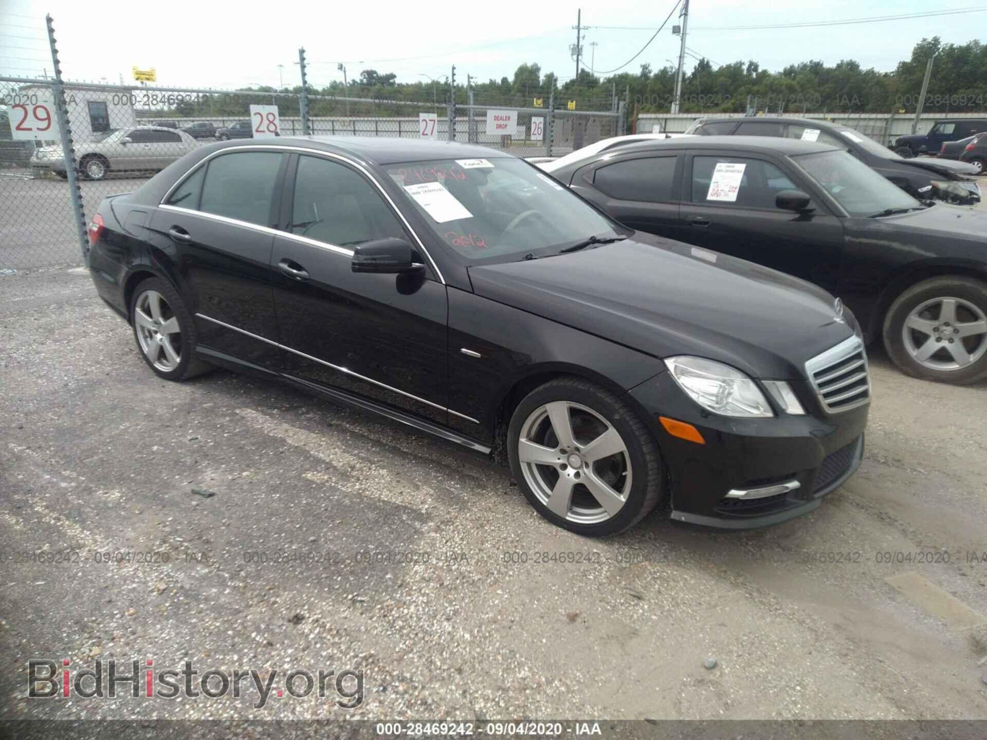 Photo WDDHF5KB3CA614087 - MERCEDES-BENZ E-CLASS 2012