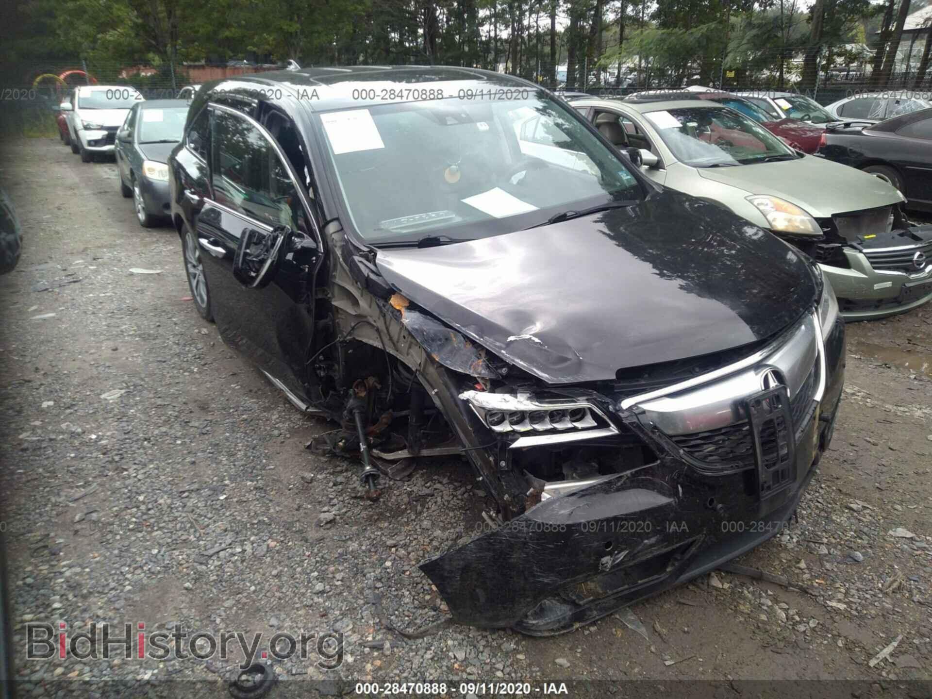 Фотография 5FRYD3H4XEB005164 - ACURA MDX 2014