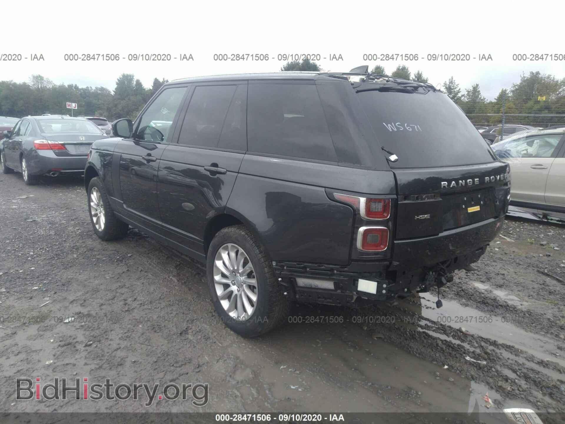 2019 LAND ROVER RANGE ROVER - VIN: SALGS2SV0KA533341 - Фото 3