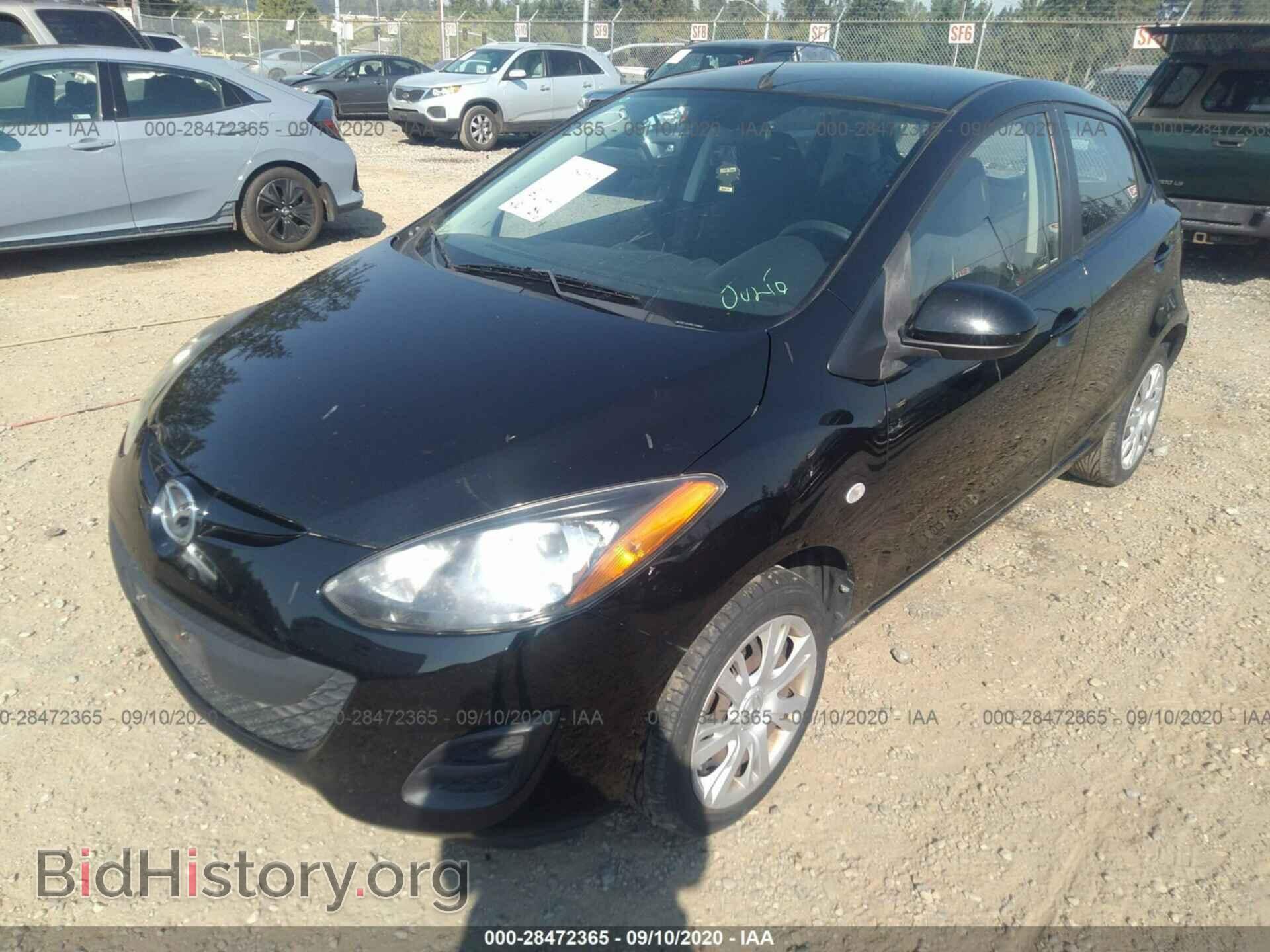 2011 MAZDA MAZDA2 - VIN: JM1DE1HY2B0124860 - Фото 2