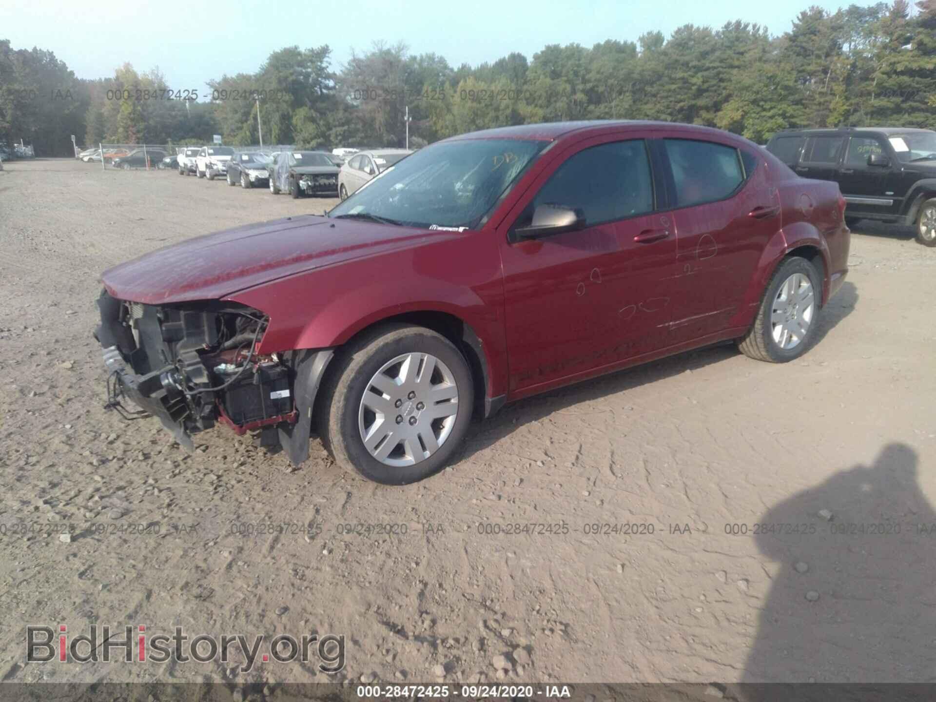2014 DODGE AVENGER - VIN: 1C3CDZAB8EN169025 - Фото 2