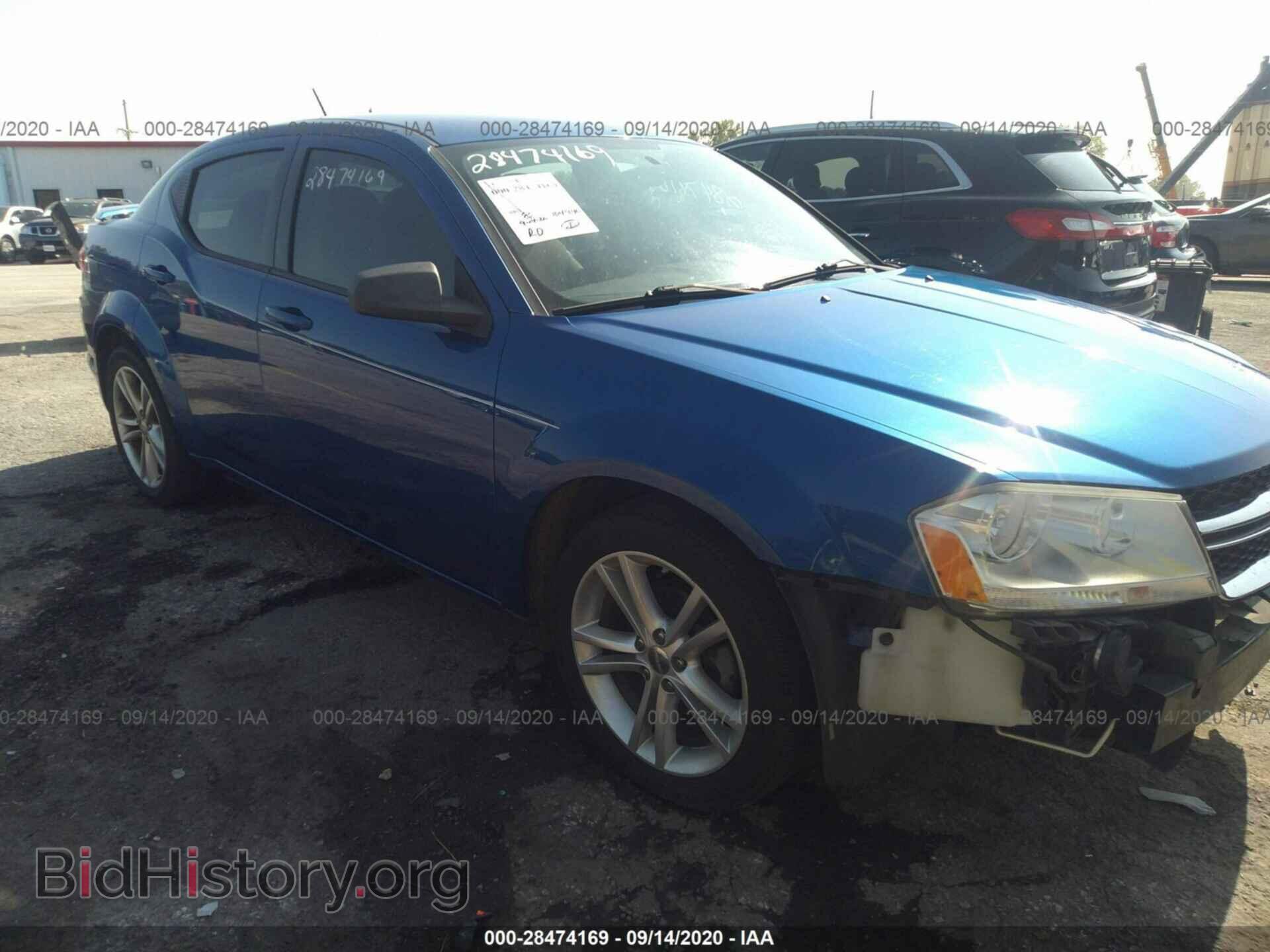 Фотография 1C3CDZAG1DN576355 - DODGE AVENGER 2013
