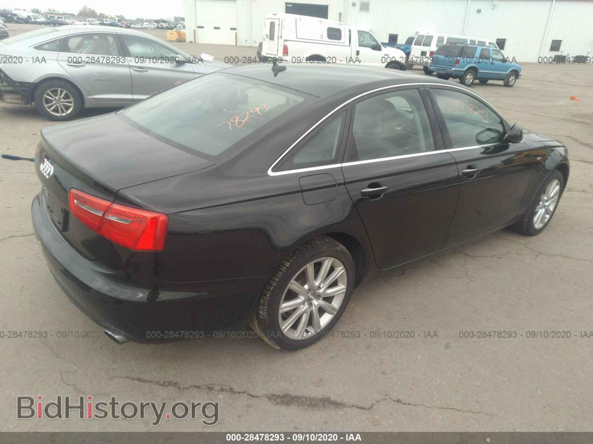 2013 AUDI A6 - VIN: WAUGFAFC4DN048255 - Фото 4