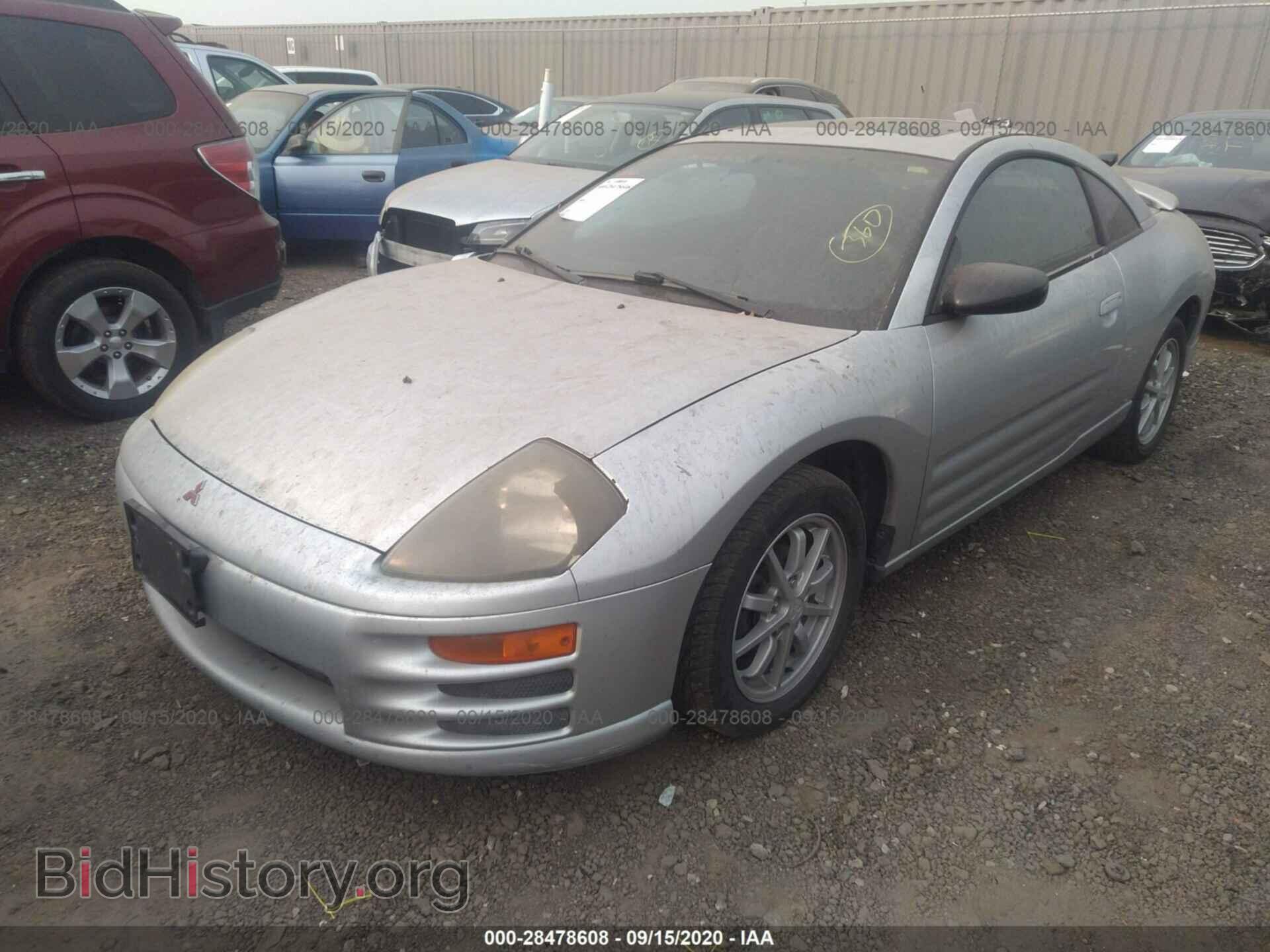 2001 MITSUBISHI ECLIPSE - VIN: 4A3AC44G01E140013 - Фото 2