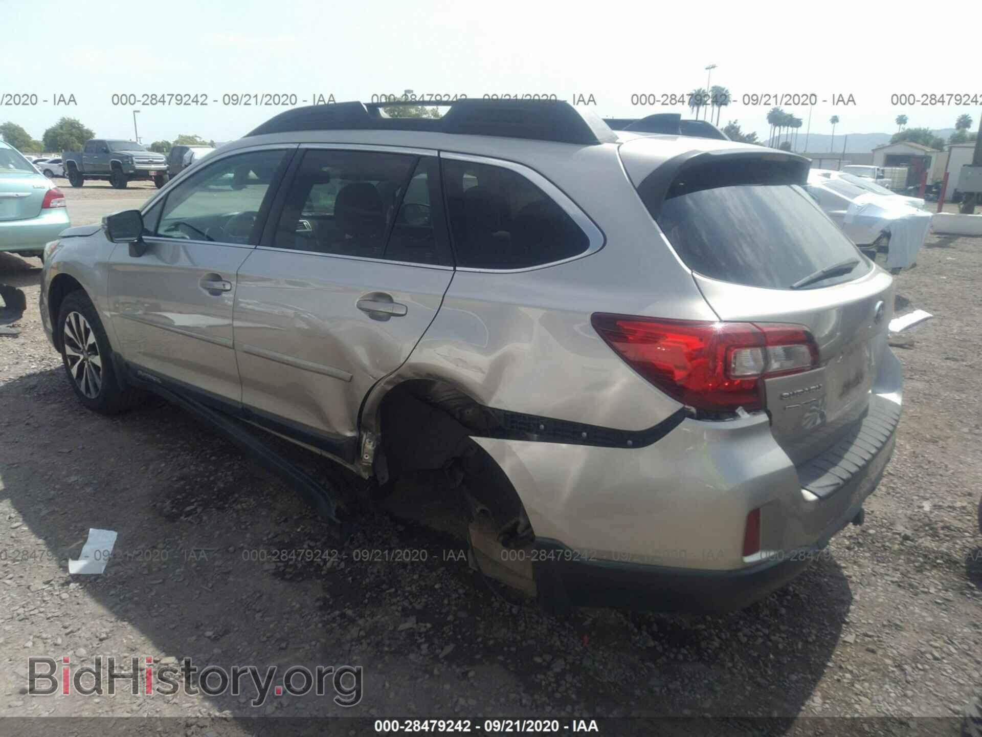 2016 SUBARU OUTBACK - VIN: 4S4BSANC9G3277780 - Фото 3