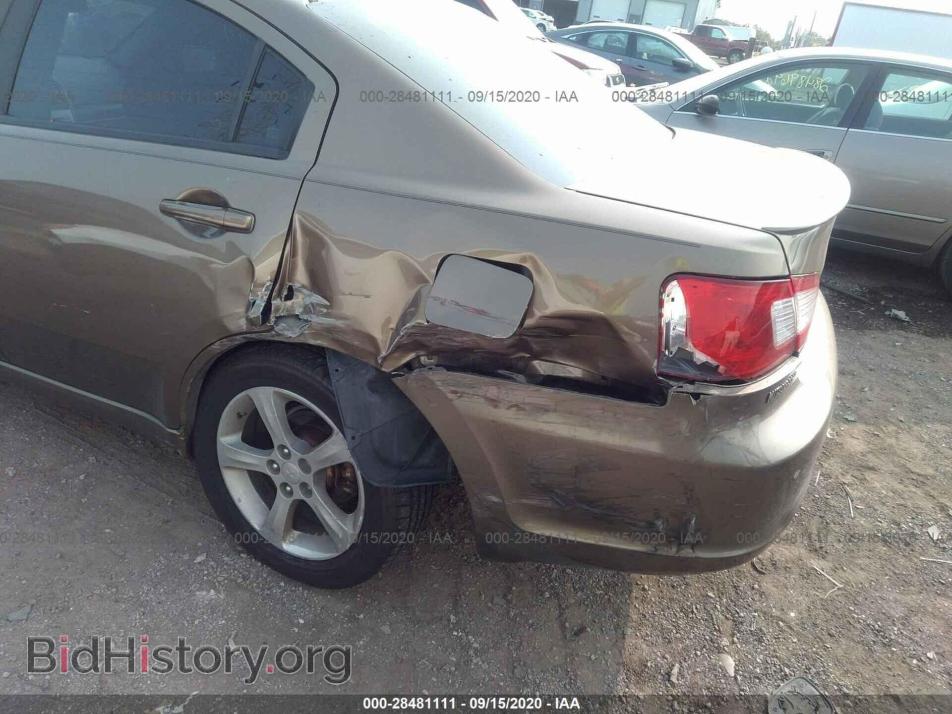 2009 MITSUBISHI GALANT - VIN: 4A3AB36F89E004113 - Фото 6