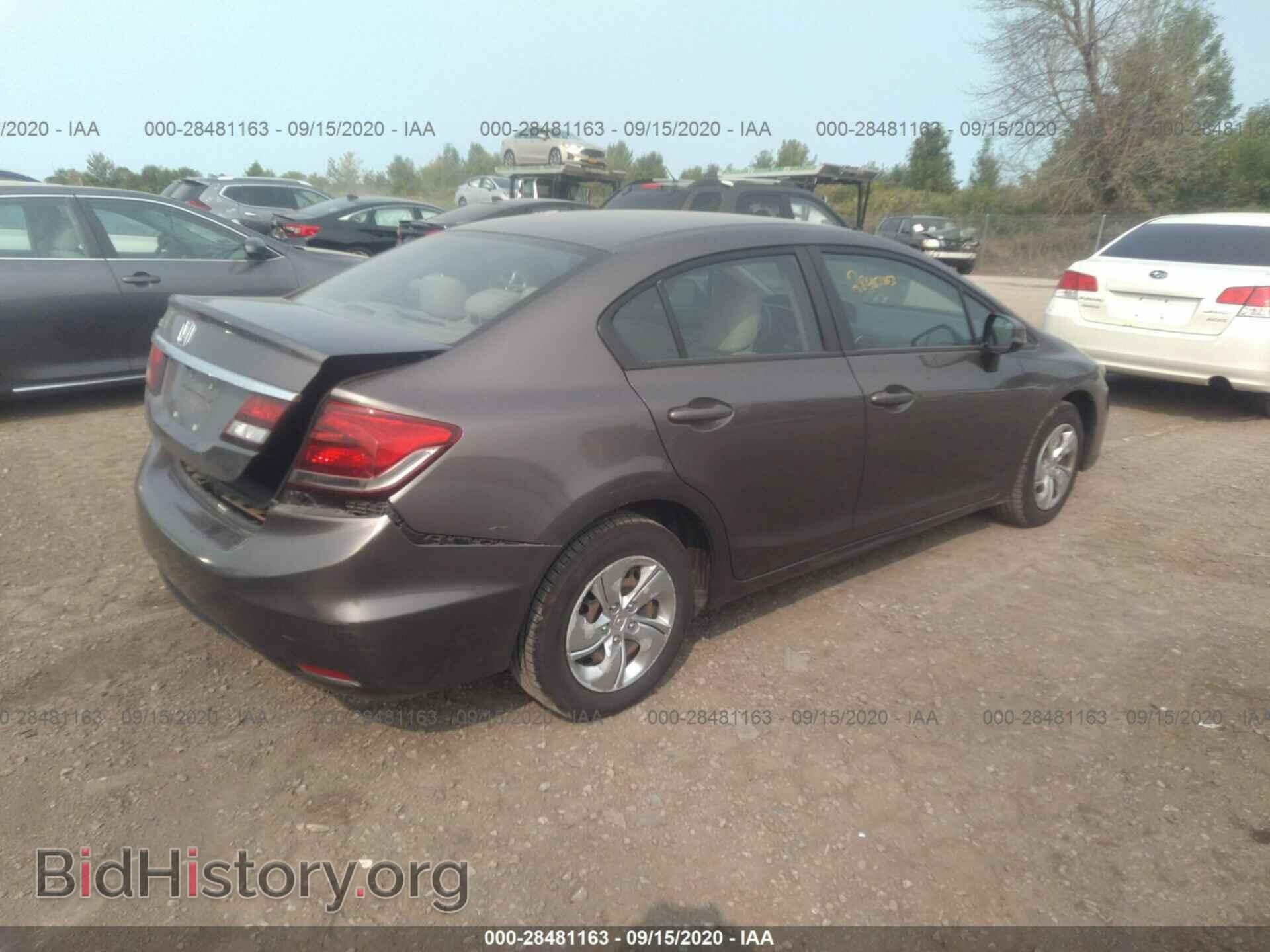 2013 HONDA CIVIC SDN - VIN: 2HGFB2F55DH590010 - Фото 4