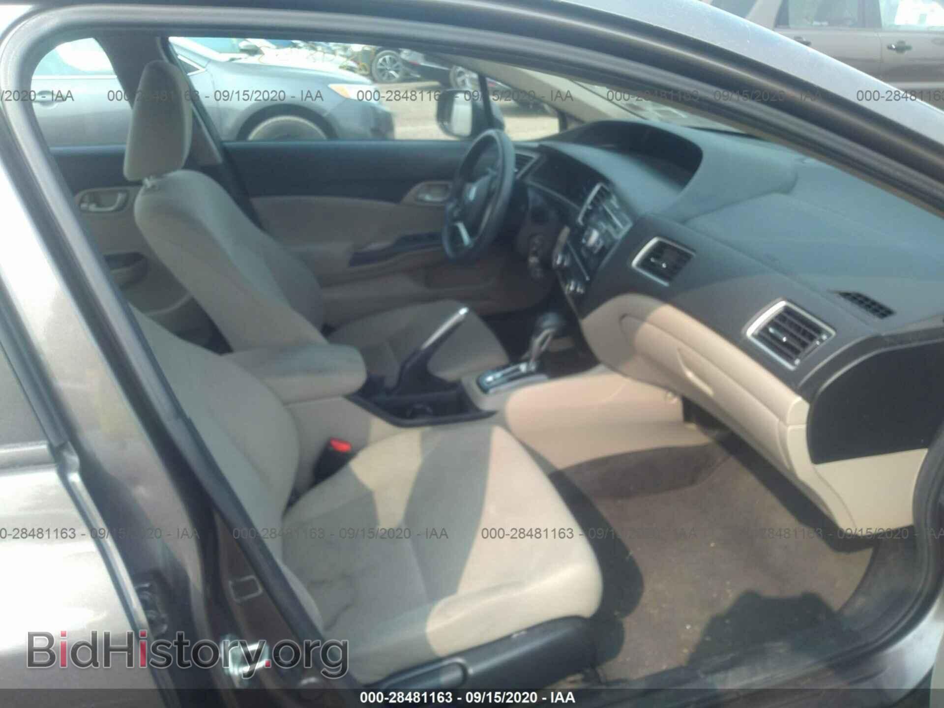 2013 HONDA CIVIC SDN - VIN: 2HGFB2F55DH590010 - Фото 5