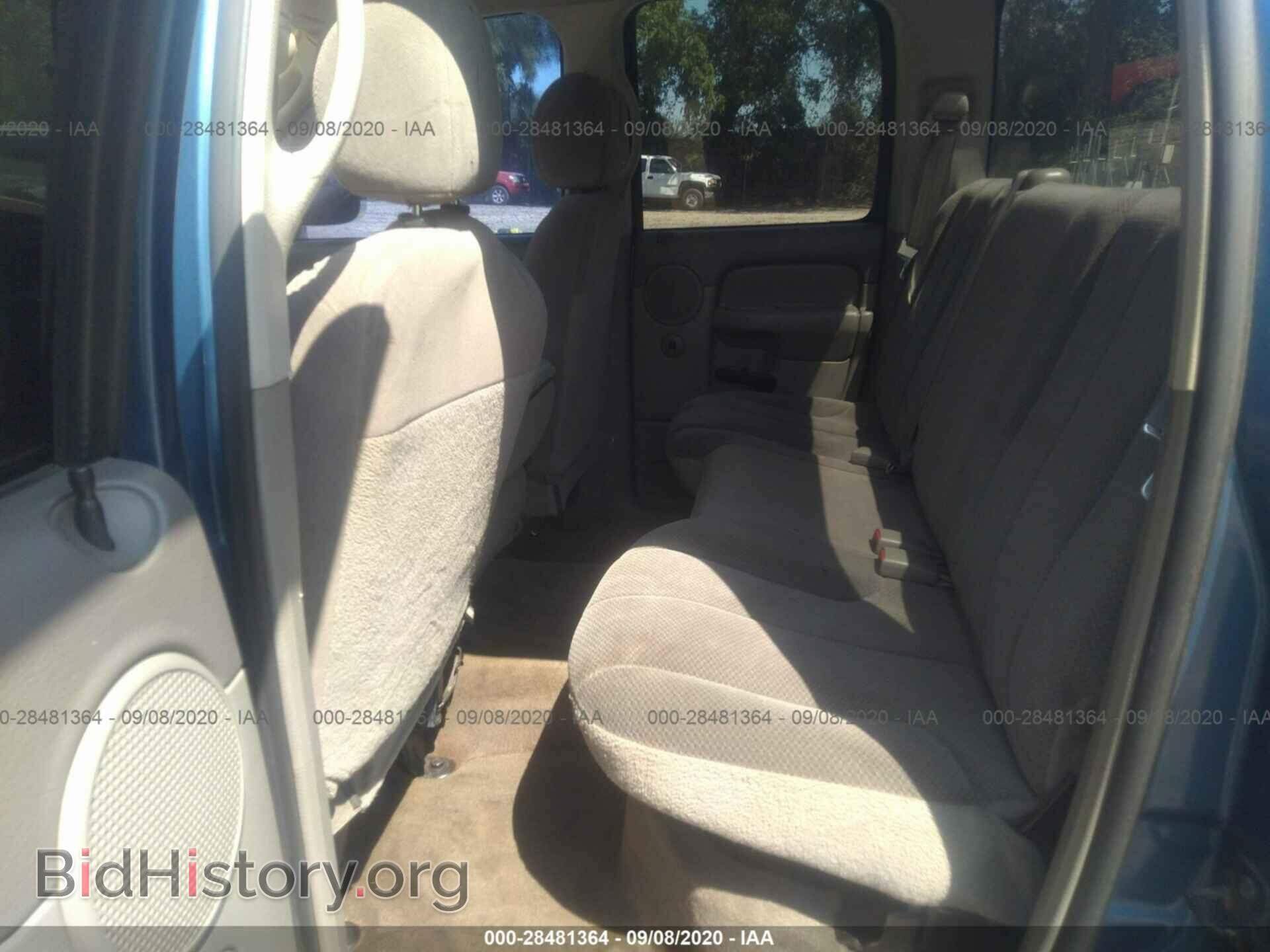 2002 DODGE RAM 1500 - VIN: 1D7HA18N02J255904 - Фото 8