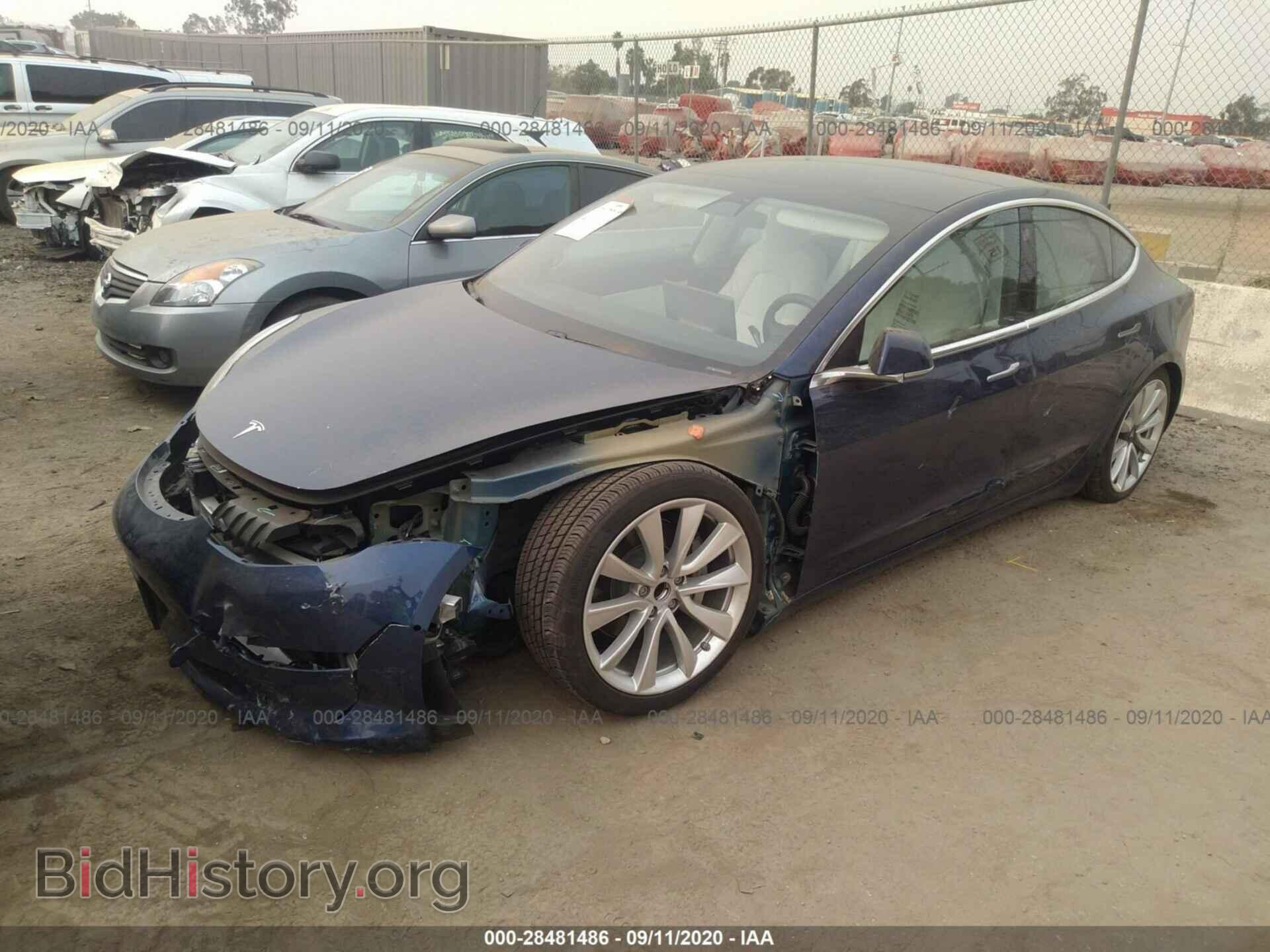 2019 TESLA MODEL 3 - VIN: 5YJ3E1EA9KF417885 - Photo 2