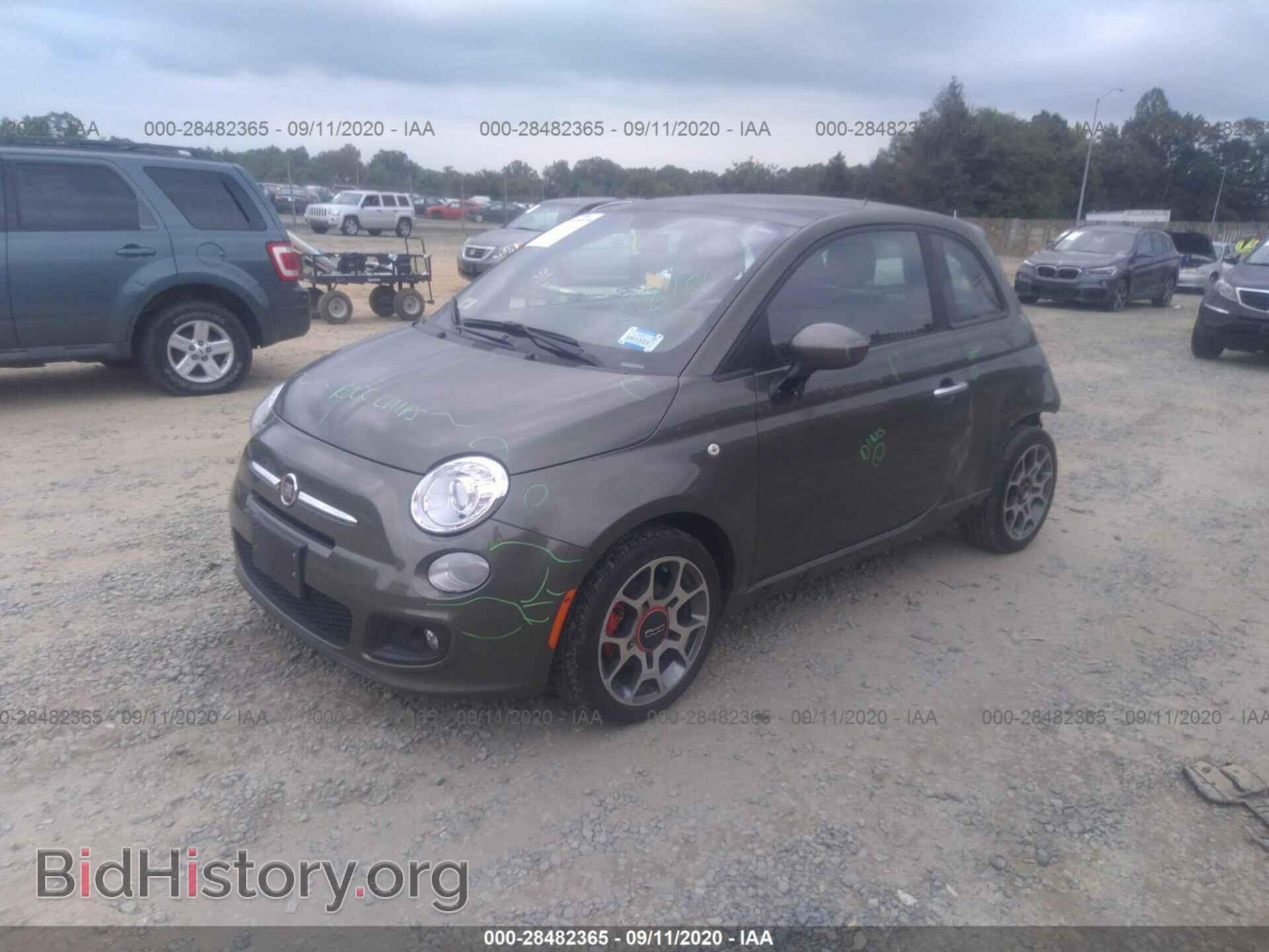 2012 FIAT 500 - VIN: 3C3CFFBR4CT287848 - Фото 2
