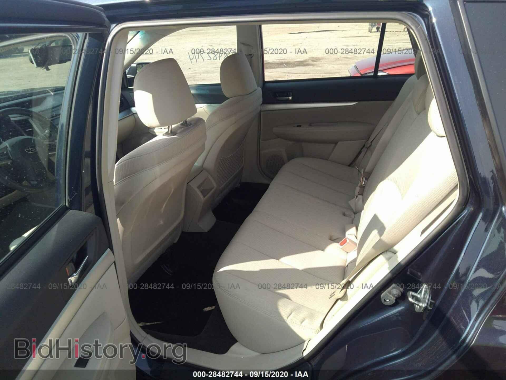 2012 SUBARU OUTBACK - VIN: 4S4BRBAC6C3210491 - Фото 8