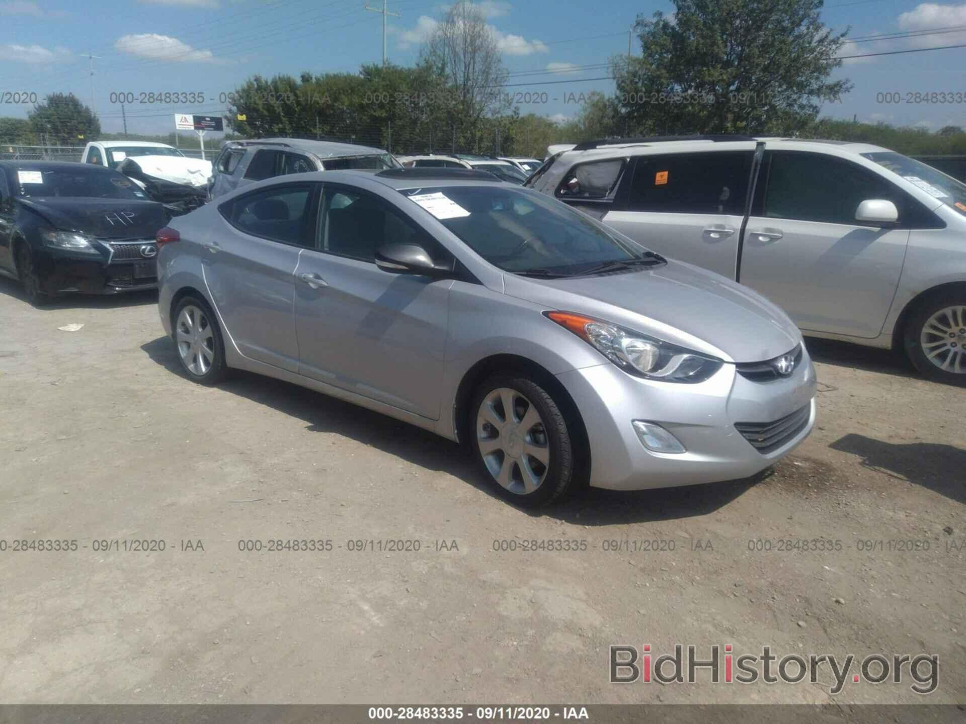 Photo KMHDH4AE3DU741281 - HYUNDAI ELANTRA 2013