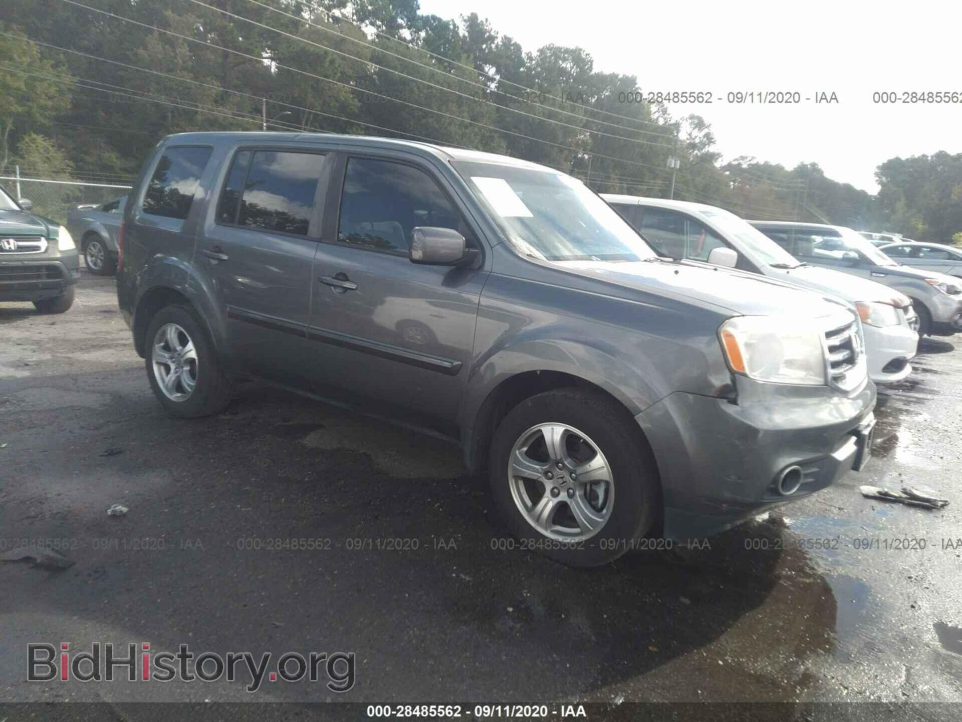 Photo 5FNYF3H41CB016403 - HONDA PILOT 2012