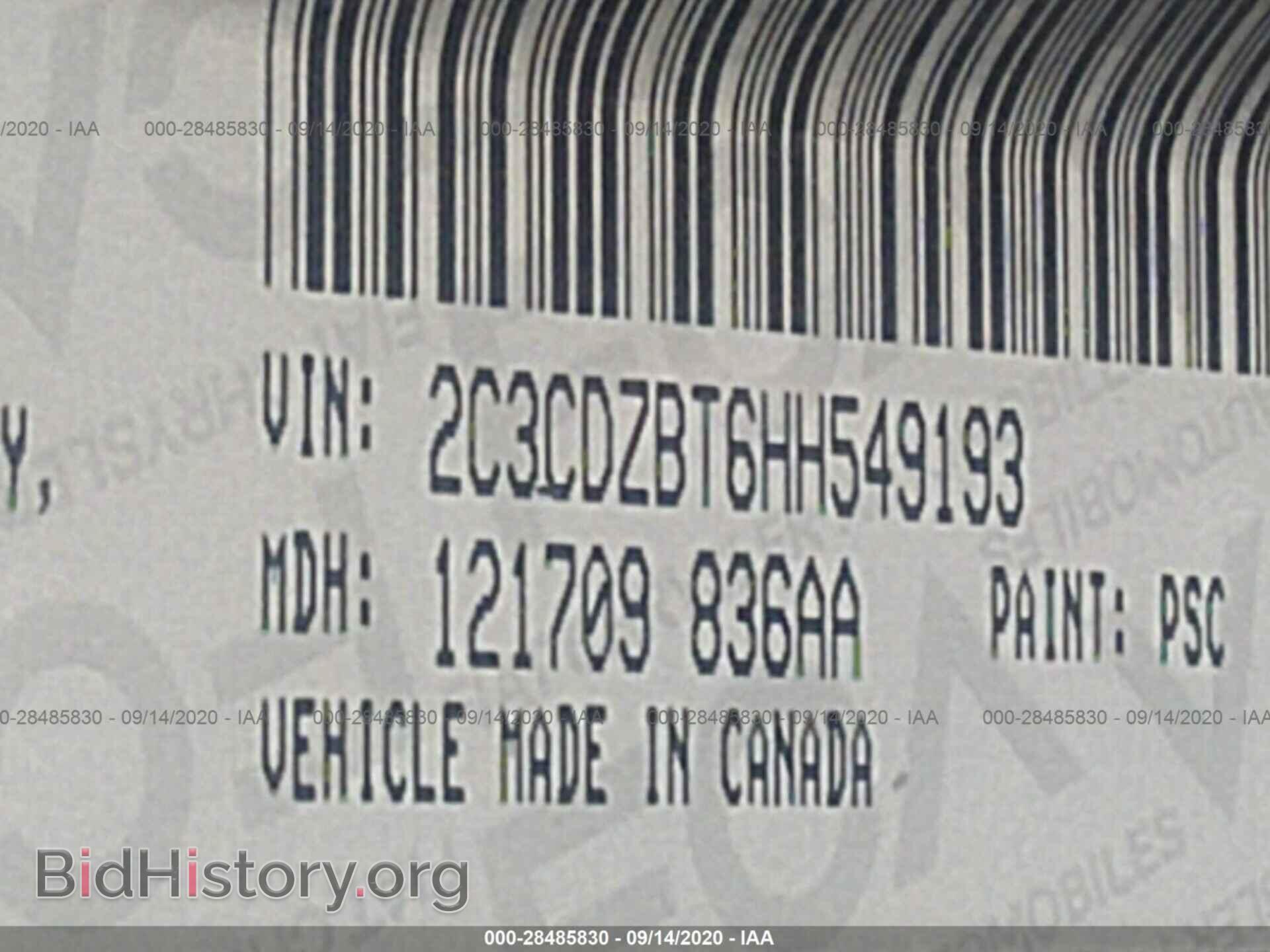 2017 DODGE CHALLENGER - VIN: 2C3CDZBT6HH549193 - Фото 9