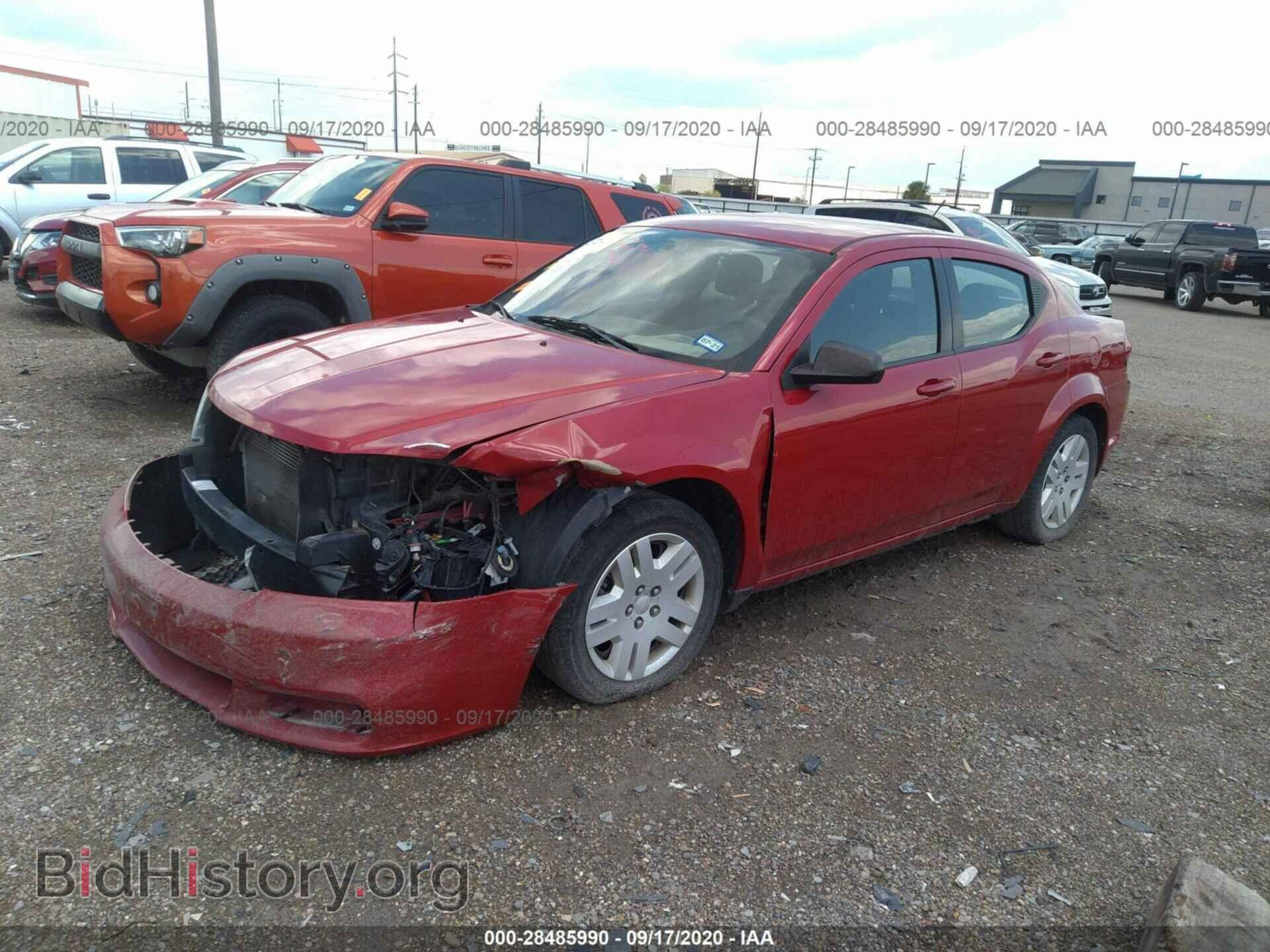 2014 DODGE AVENGER - VIN: 1C3CDZAB7EN216089 - Фото 2