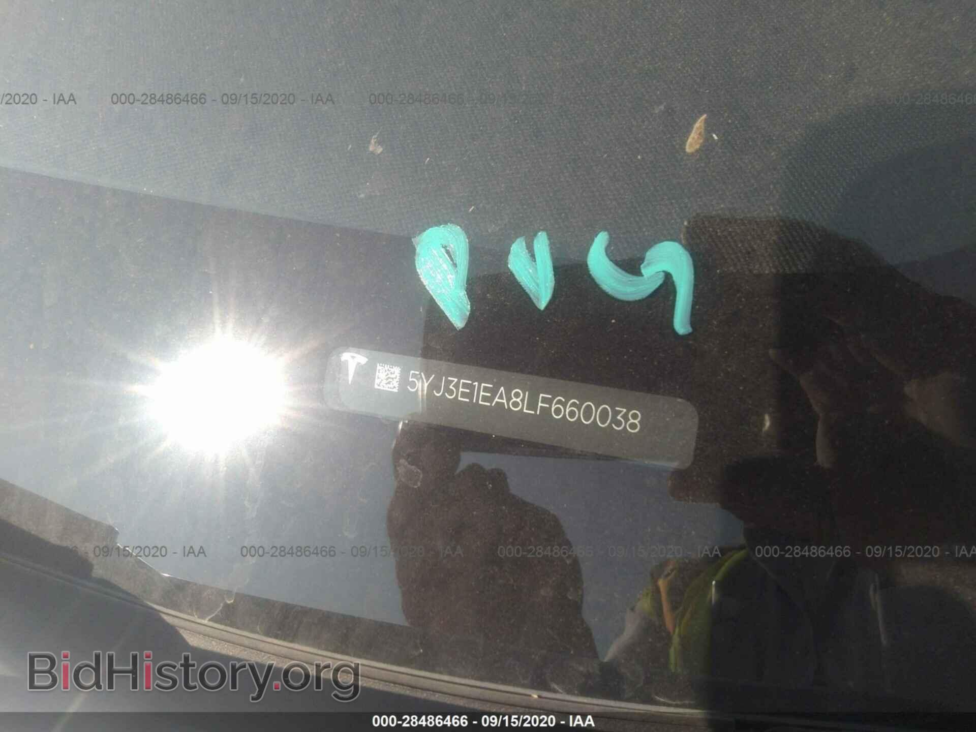 2020 TESLA MODEL 3 - VIN: 5YJ3E1EA8LF660038 - Photo 9