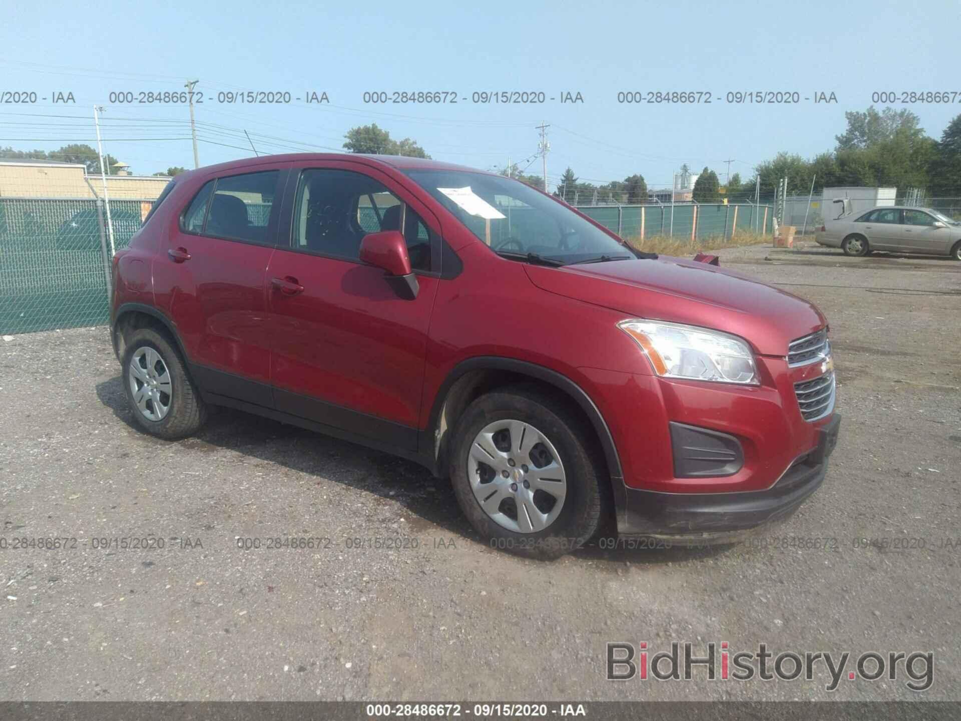 Photo KL7CJKSB4FB125260 - CHEVROLET TRAX 2015