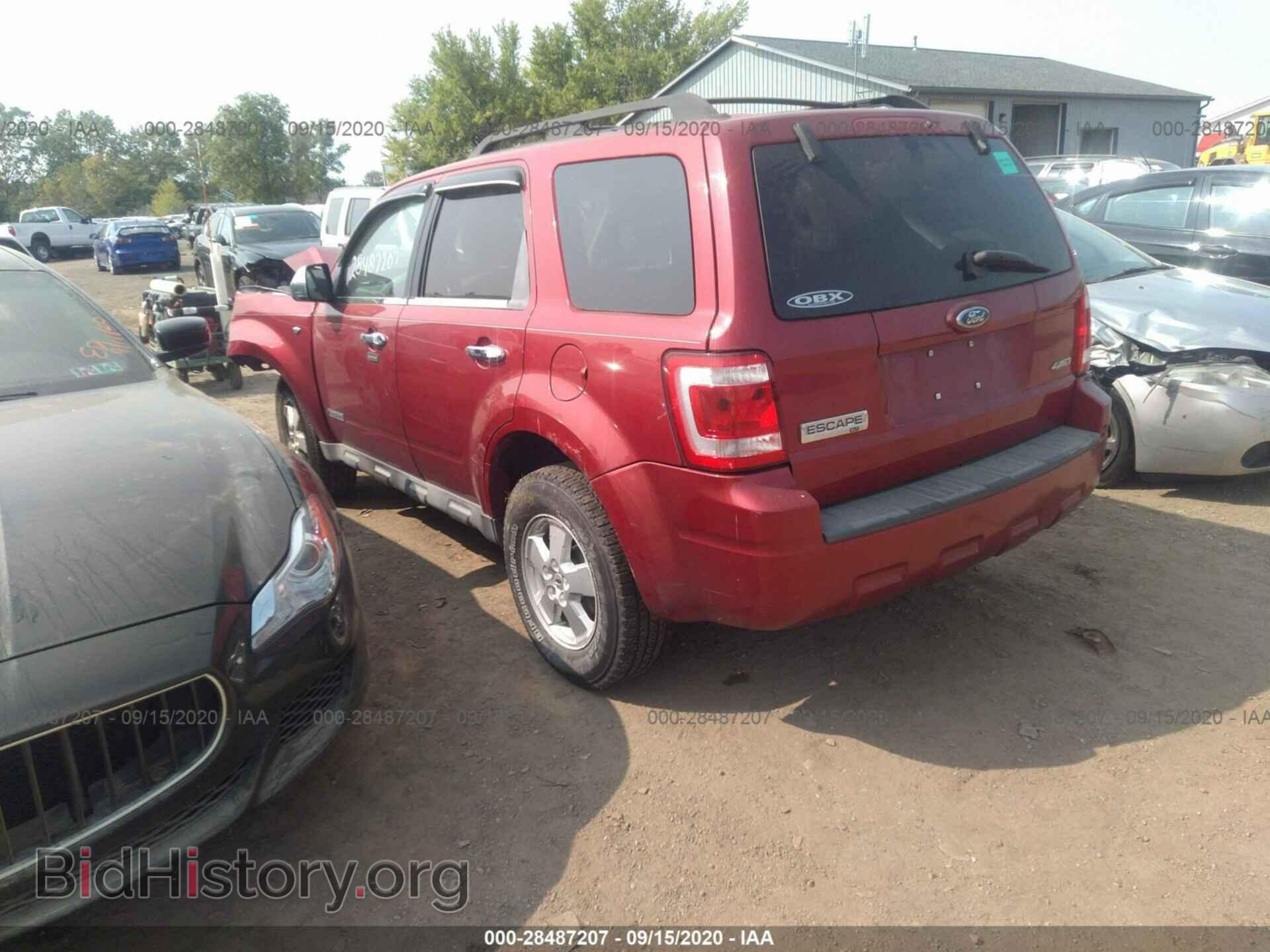 2008 FORD ESCAPE - VIN: 1FMCU93178KA07498 - Фото 3