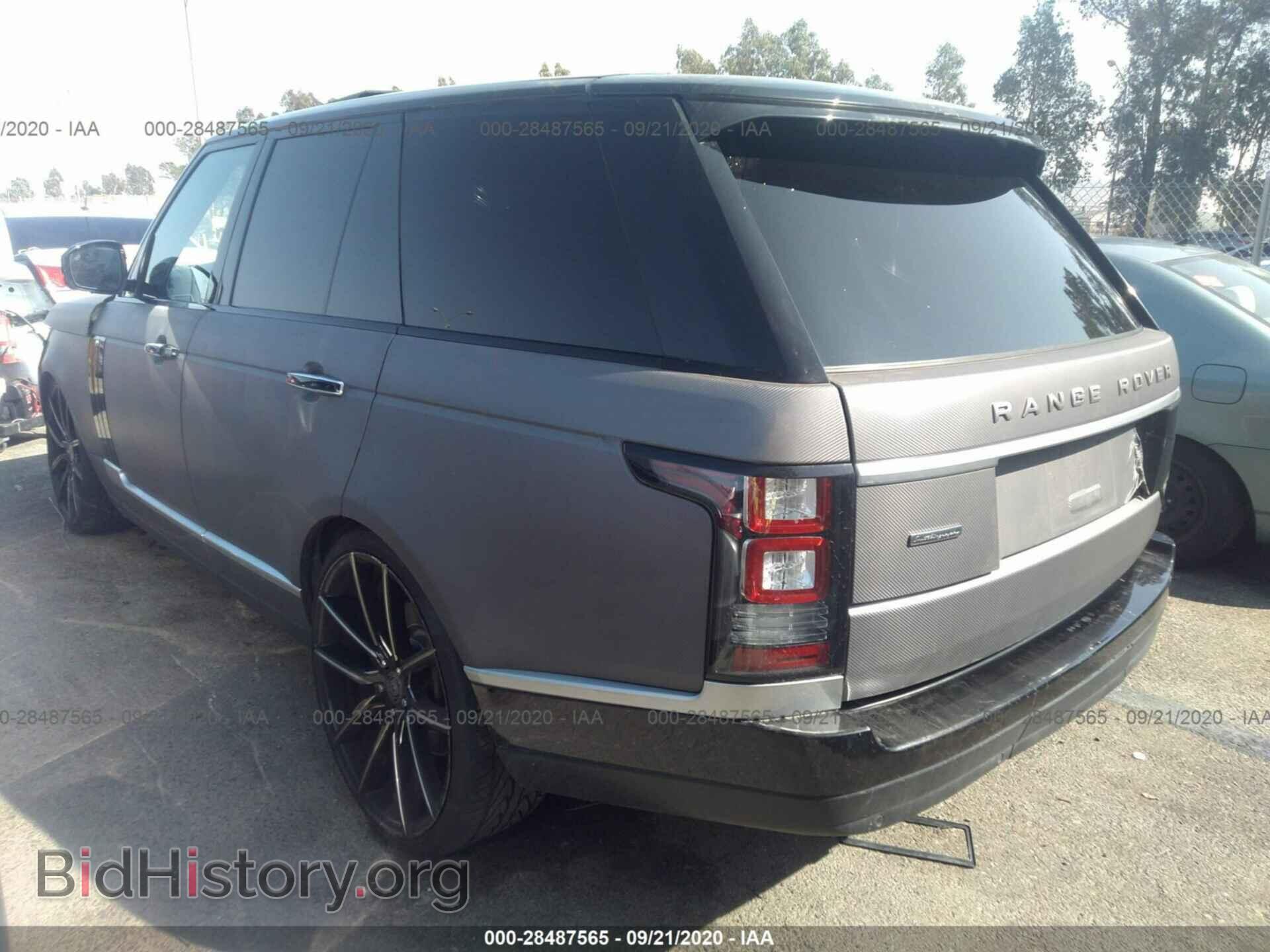 2014 LAND ROVER RANGE ROVER - VIN: SALGV2EF7EA125676 - Photo 3