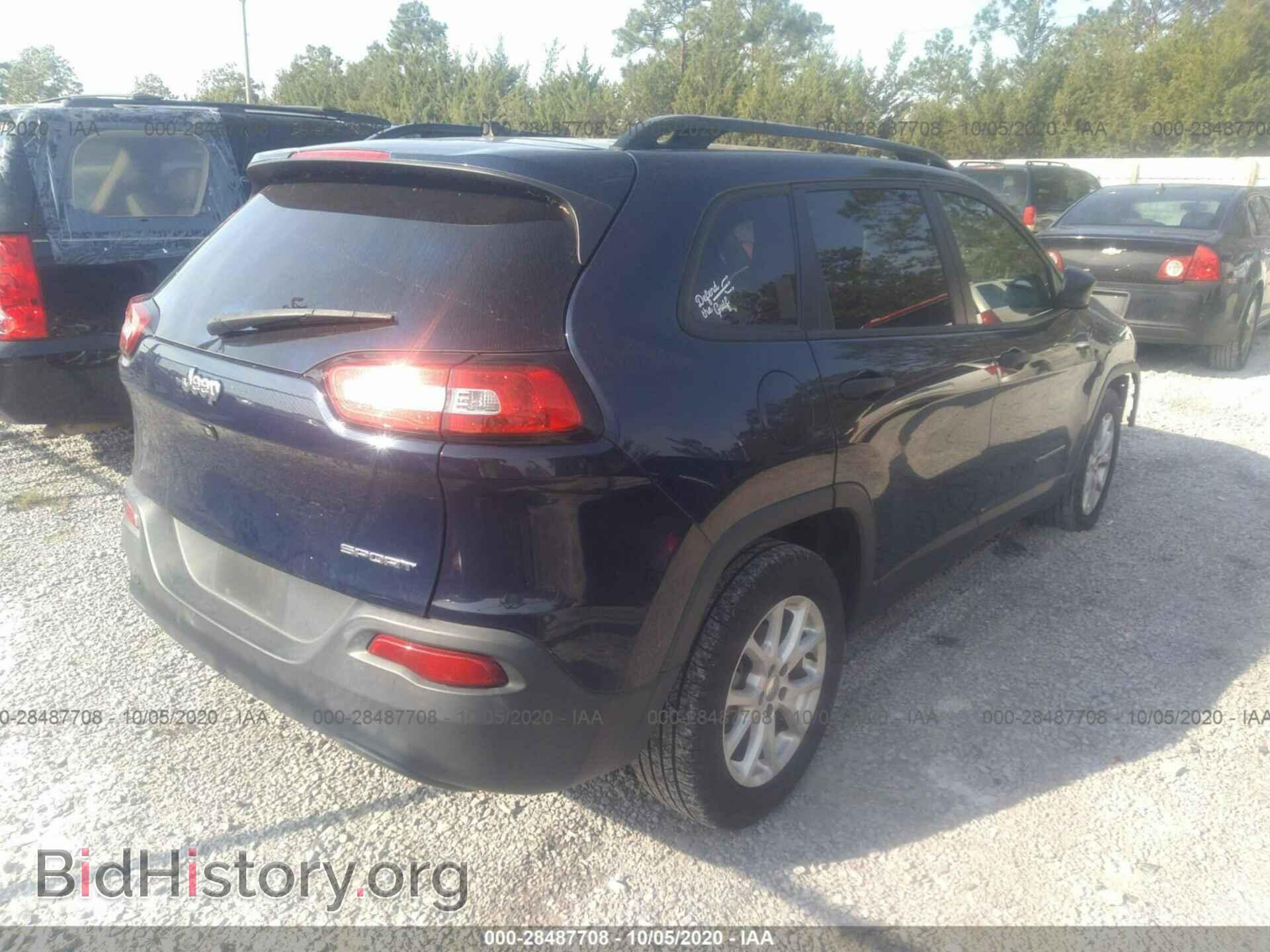 2016 JEEP CHEROKEE - VIN: 1C4PJLAB1GW216962 - Фото 4