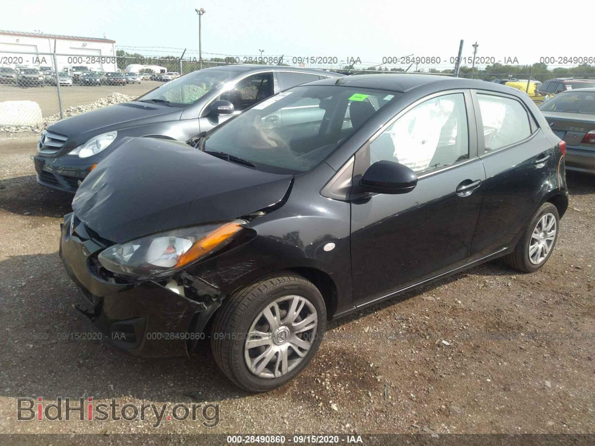 2014 MAZDA MAZDA2 - VIN: JM1DE1KZ9E0180980 - Фото 2