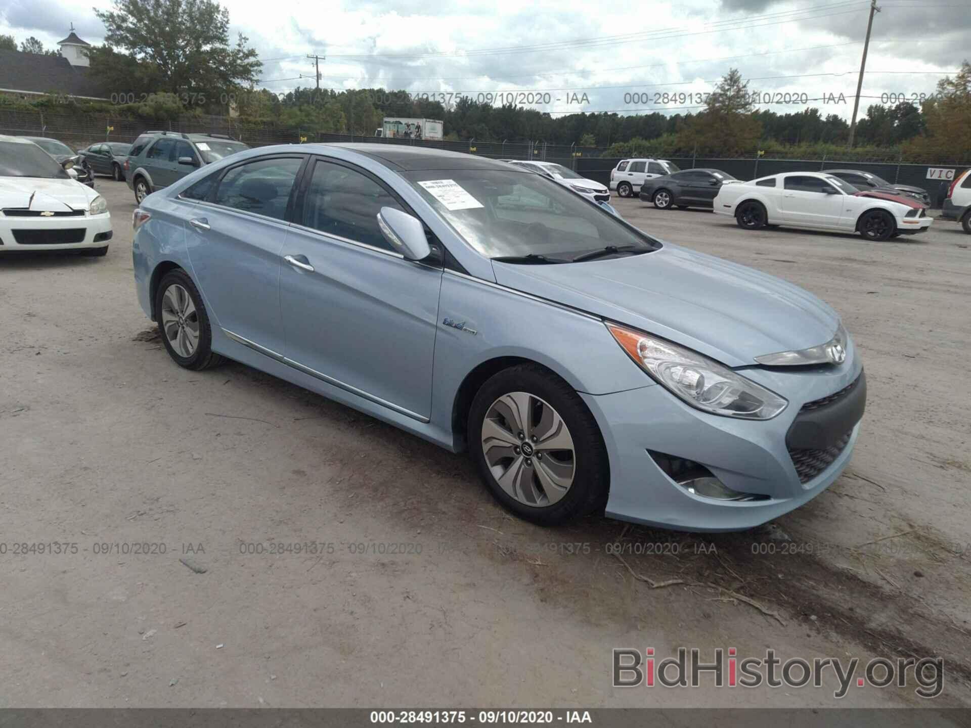 Photo KMHEC4A46DA068708 - HYUNDAI SONATA HYBRID 2013