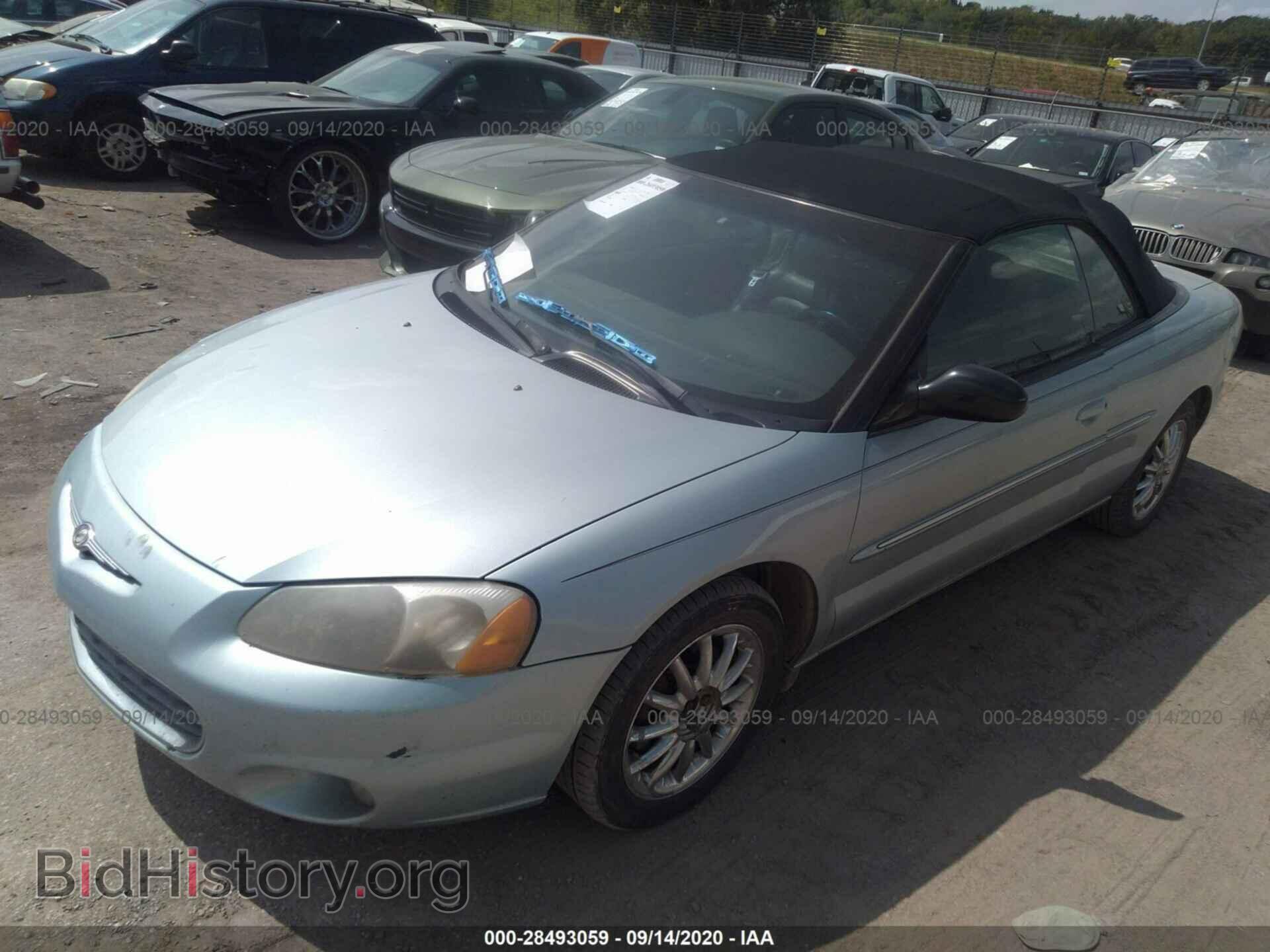 2002 CHRYSLER SEBRING - VIN: 1C3EL65R32N310029 - Фото 2
