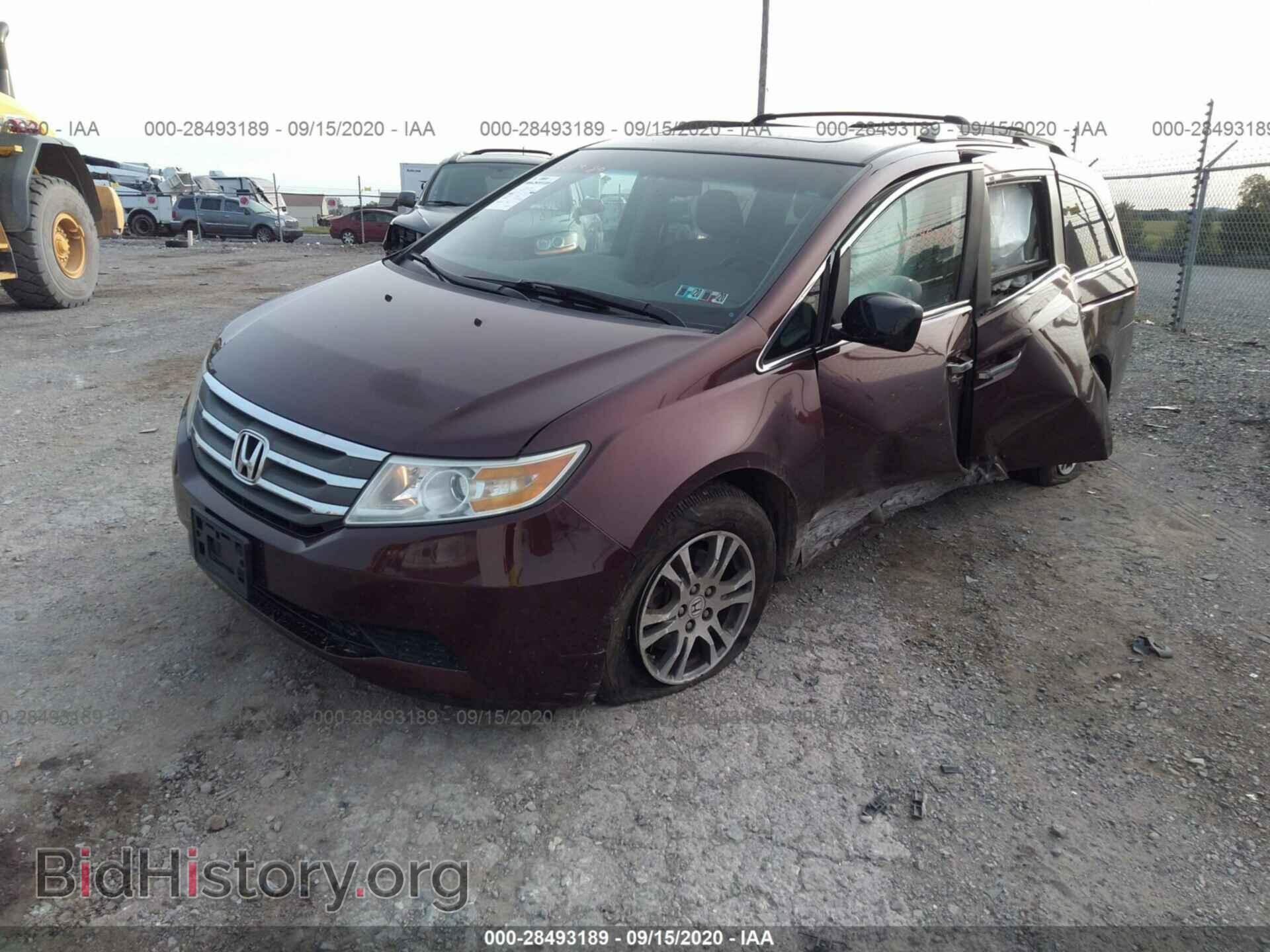 2011 HONDA ODYSSEY - VIN: 5FNRL5H62BB069393 - Фото 2
