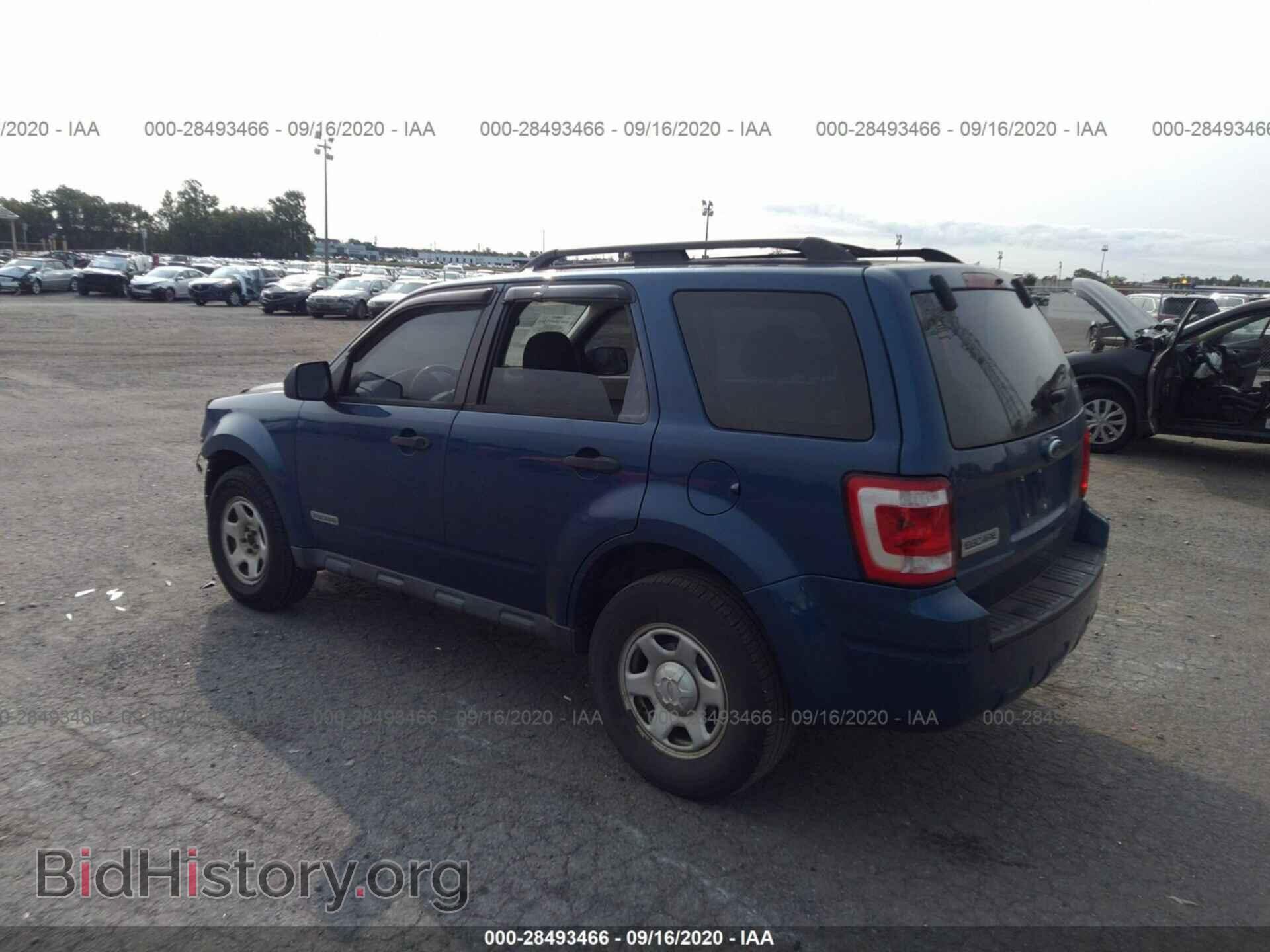 2008 FORD ESCAPE - VIN: 1FMCU02Z08KB91850 - Фото 3