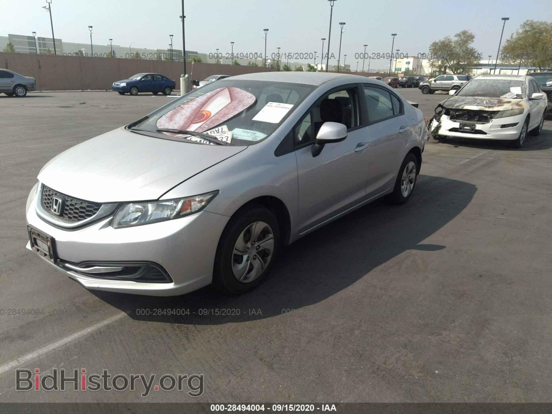2013 HONDA CIVIC SDN - VIN: 19XFB2F52DE229070 - Фото 2