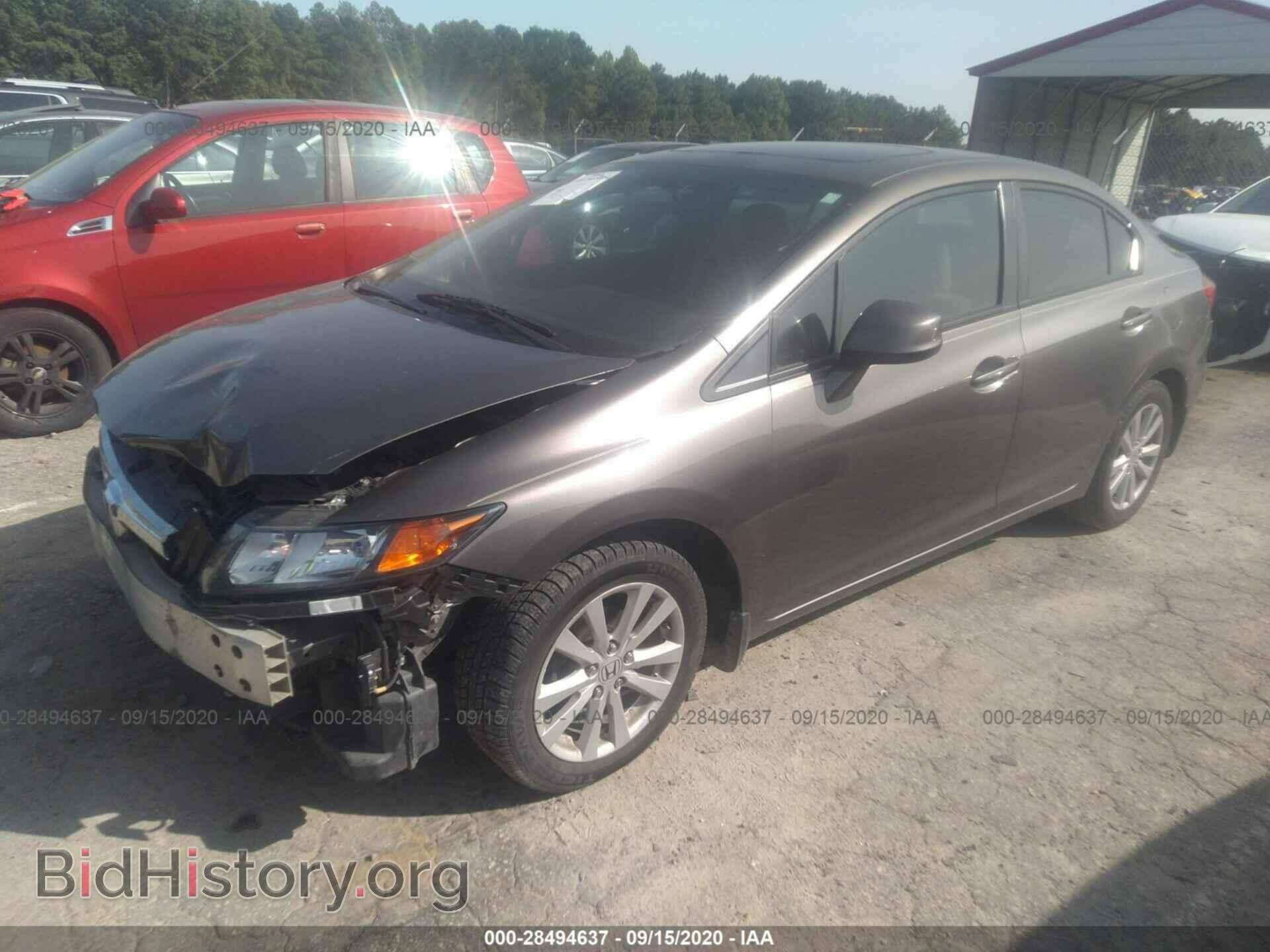 2012 HONDA CIVIC SDN - VIN: 2HGFB2F86CH513476 - Фото 2