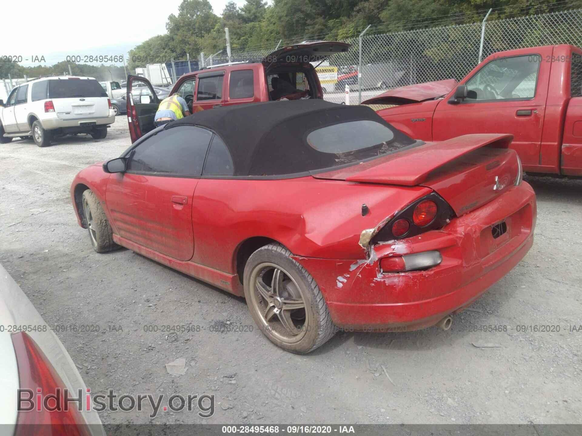 2002 MITSUBISHI ECLIPSE - VIN: 4A3AE85H42E107543 - Фото 3