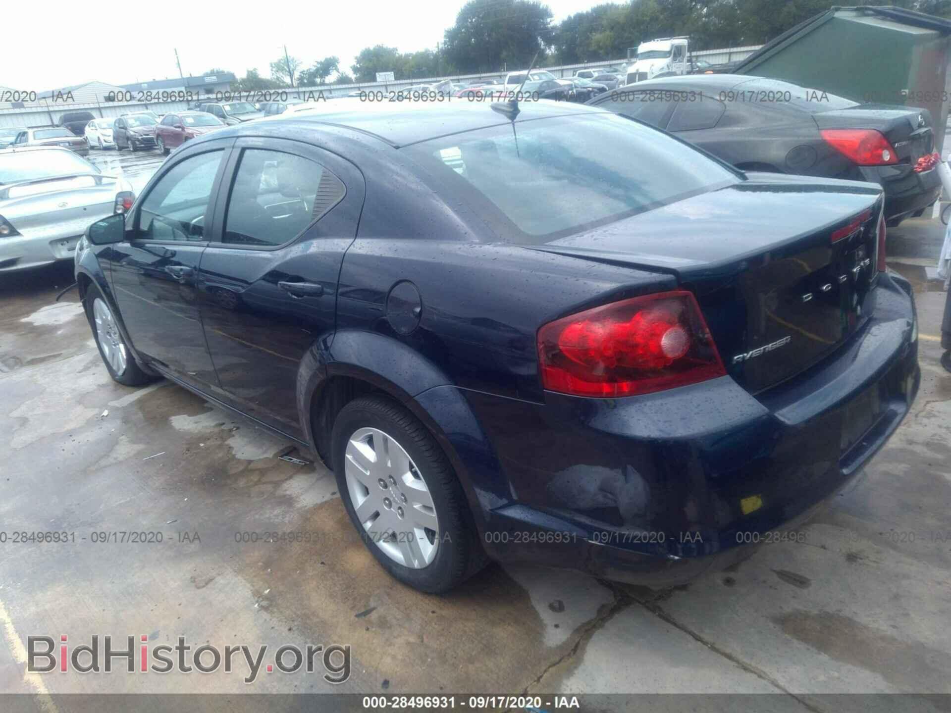 2013 DODGE AVENGER - VIN: 1C3CDZAB6DN652463 - Фото 3