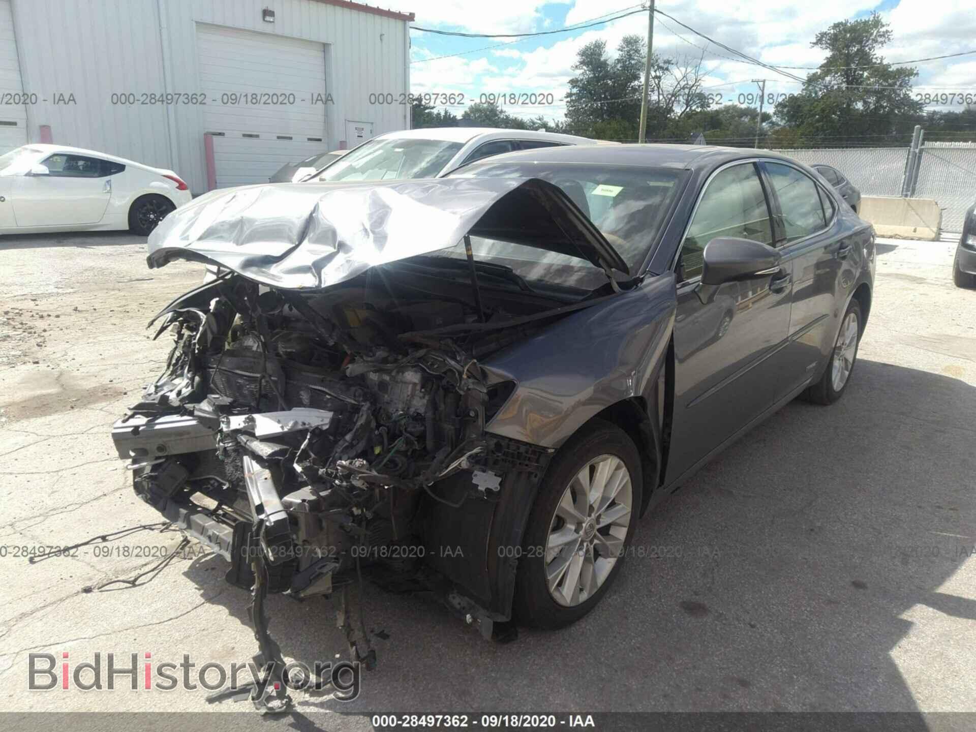 2013 LEXUS ES 300H - VIN: JTHBW1GG8D2000241 - Фото 2
