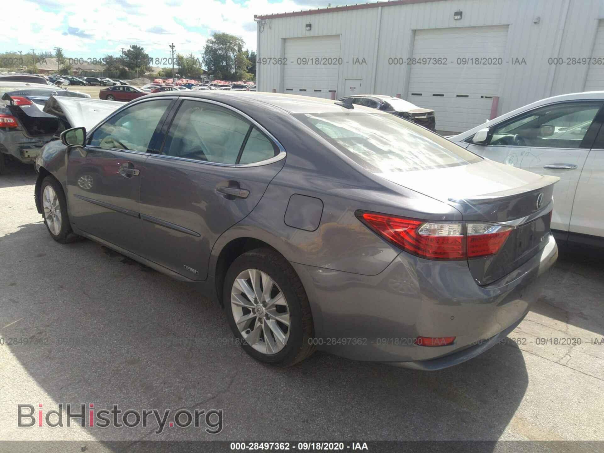 2013 LEXUS ES 300H - VIN: JTHBW1GG8D2000241 - Фото 3