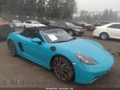 2019 Porsche 718 BOXSTER S/GTS, синий — VIN WP0CB2A89KS228657, IAAI