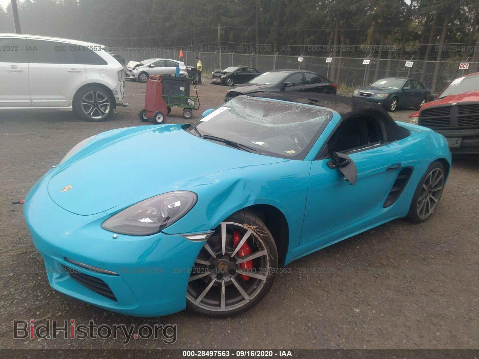 2019 PORSCHE 718 BOXSTER - VIN: WP0CB2A89KS228657 - Фото 2