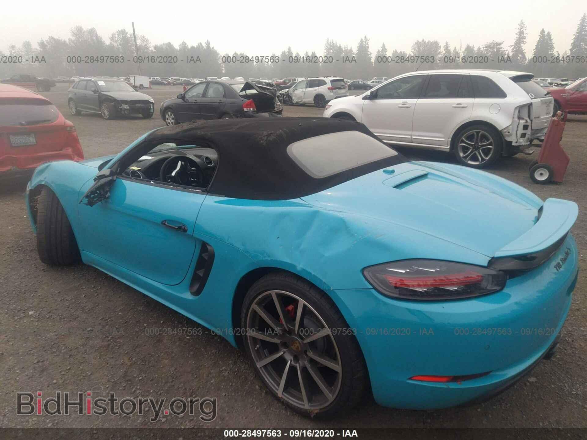 2019 PORSCHE 718 BOXSTER - VIN: WP0CB2A89KS228657 - Фото 3