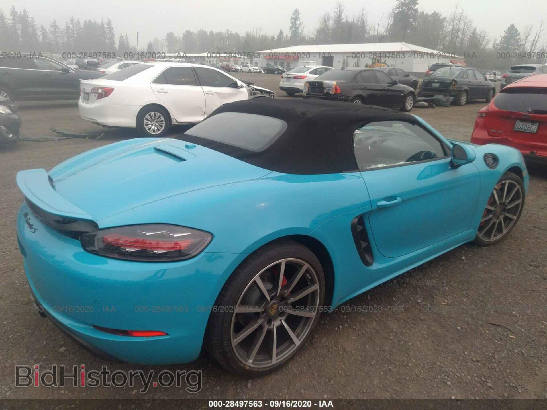 2019 PORSCHE 718 BOXSTER - VIN: WP0CB2A89KS228657 - Фото 4