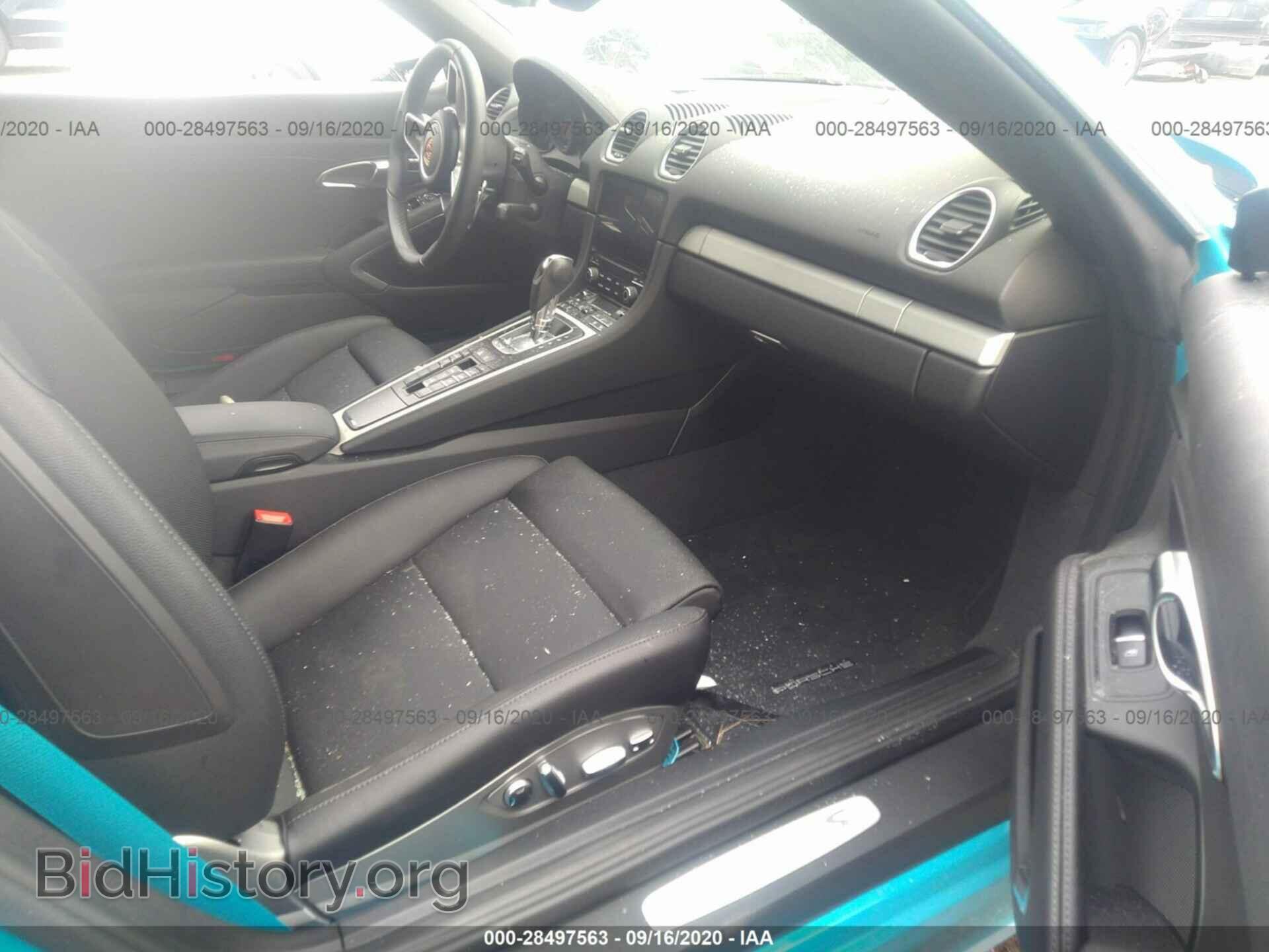 2019 PORSCHE 718 BOXSTER - VIN: WP0CB2A89KS228657 - Фото 5