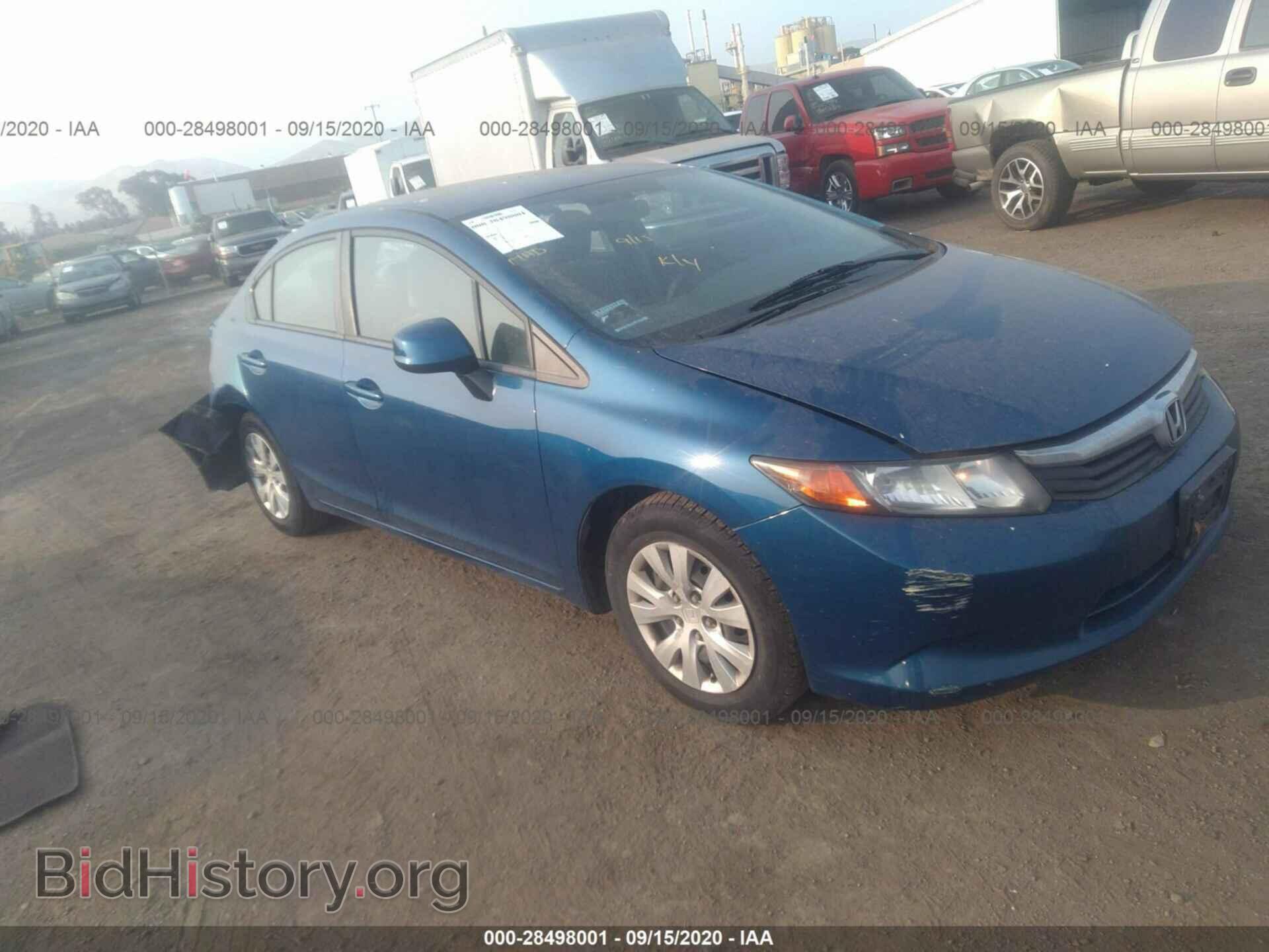 Фотография 19XFB2F55CE342848 - HONDA CIVIC SDN 2012